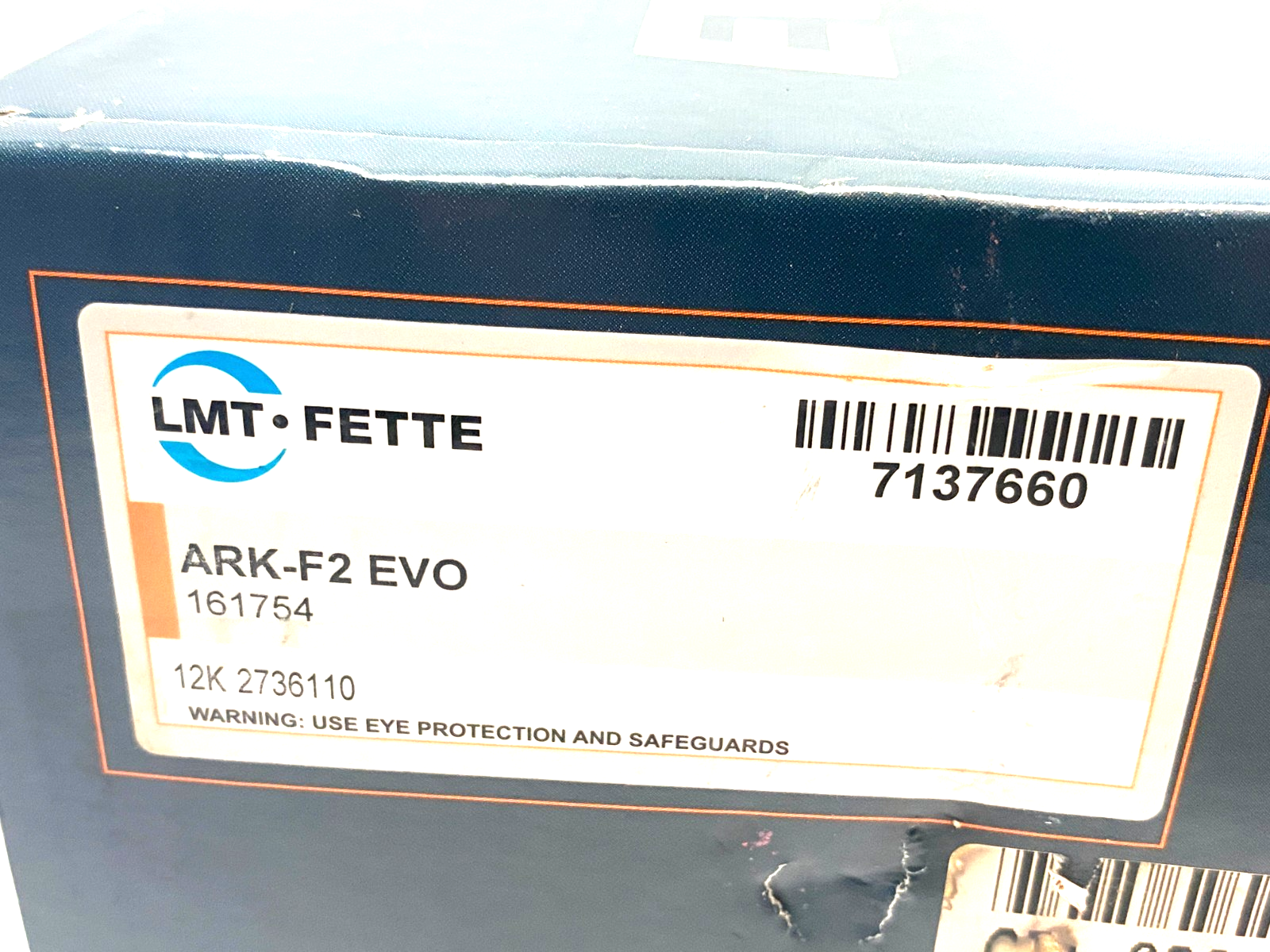 LMT Fette 7137660 EVOline Thread Rolling Axial Die Head ARK-F2 EVO - Maverick Industrial Sales