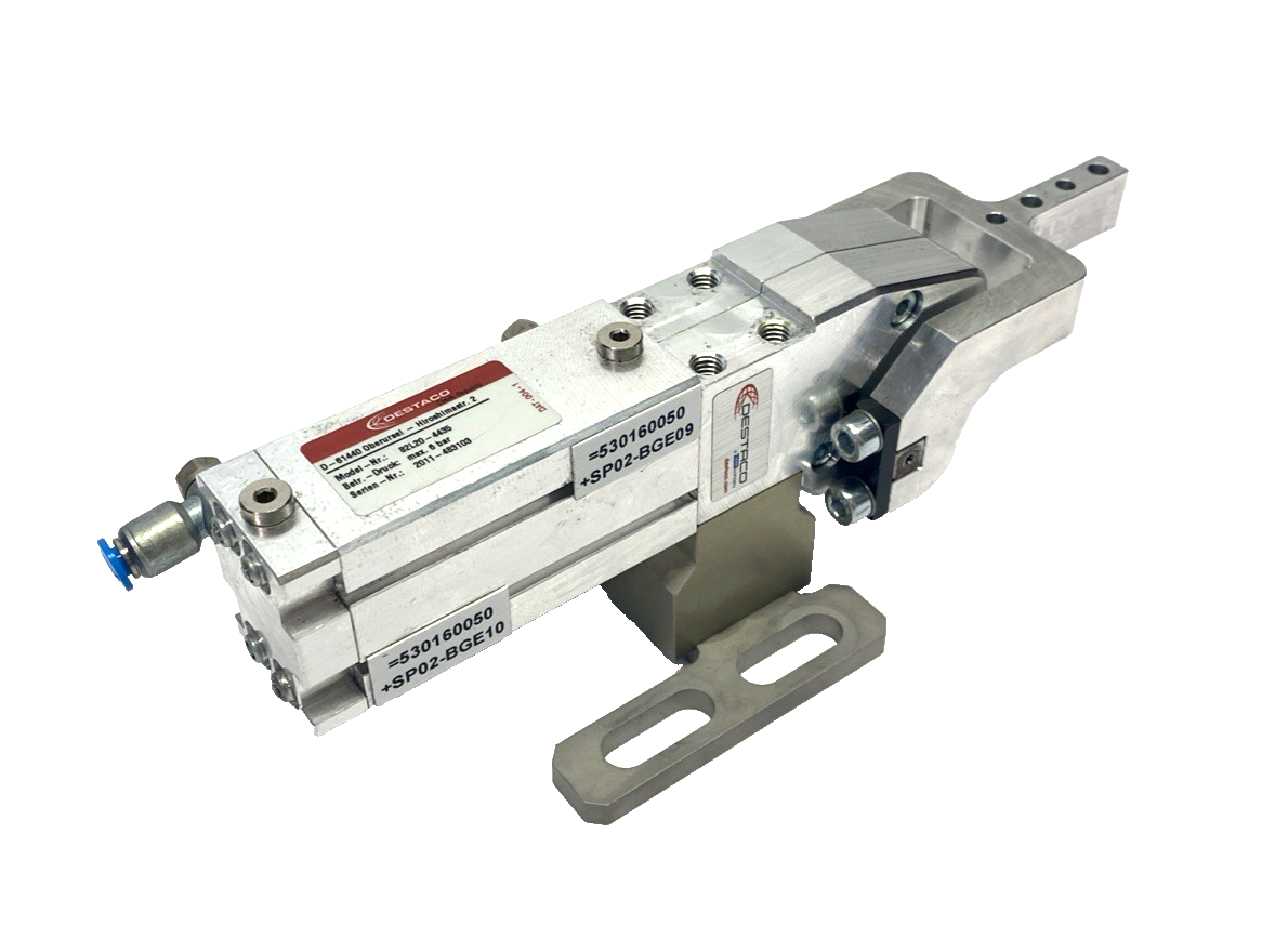 Destaco 82L20-4435 Pneumatic Power Clamp 20mm Bore 5 - 60 Deg. Opening Angle - Maverick Industrial Sales