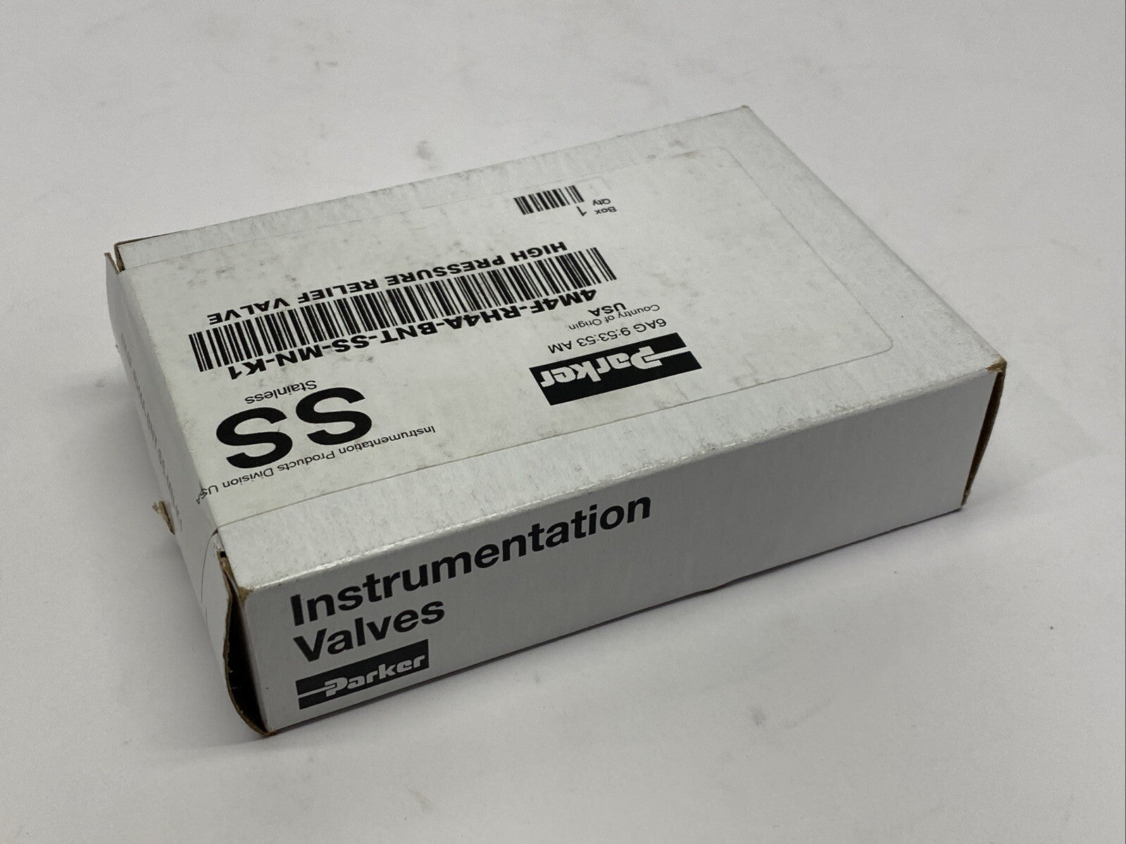 Parker 4M4F-RH4A-BNT-SS-MN-K1 RH4 High Pressure Relief Valve - New - Maverick Industrial Sales