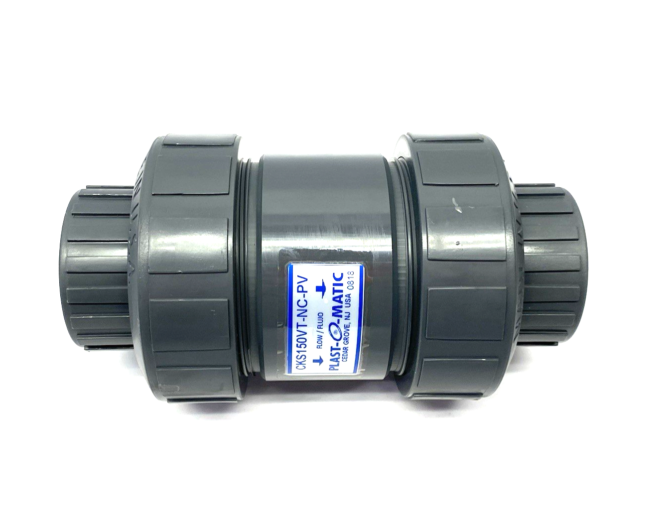 CKS150VT-NC-PV | Plast-O-Matic Normally Closed Check Valve 1-1/2" Connection - New – Open box - Maverick Industrial Sales