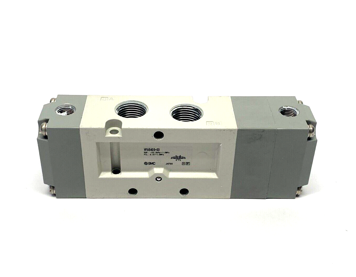 SMC VFA5420-03 Pneumatic Valve 3-Position 3/8" Ports - Maverick Industrial Sales