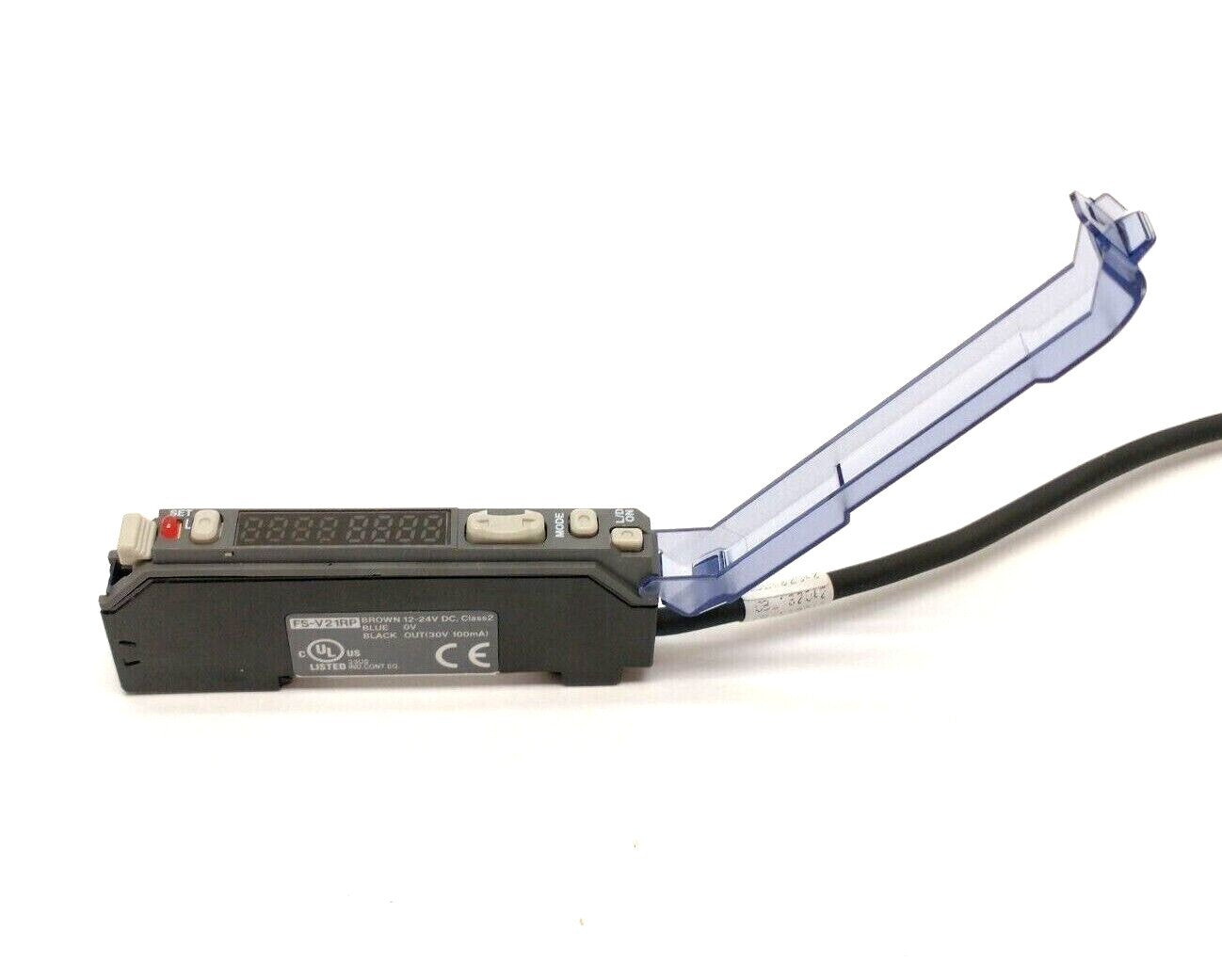 FS-V21RP | Keyence Fiber Amplifier Main Unit PNP 3-Pin Male Connector 13" Cable - Used - Maverick Industrial Sales