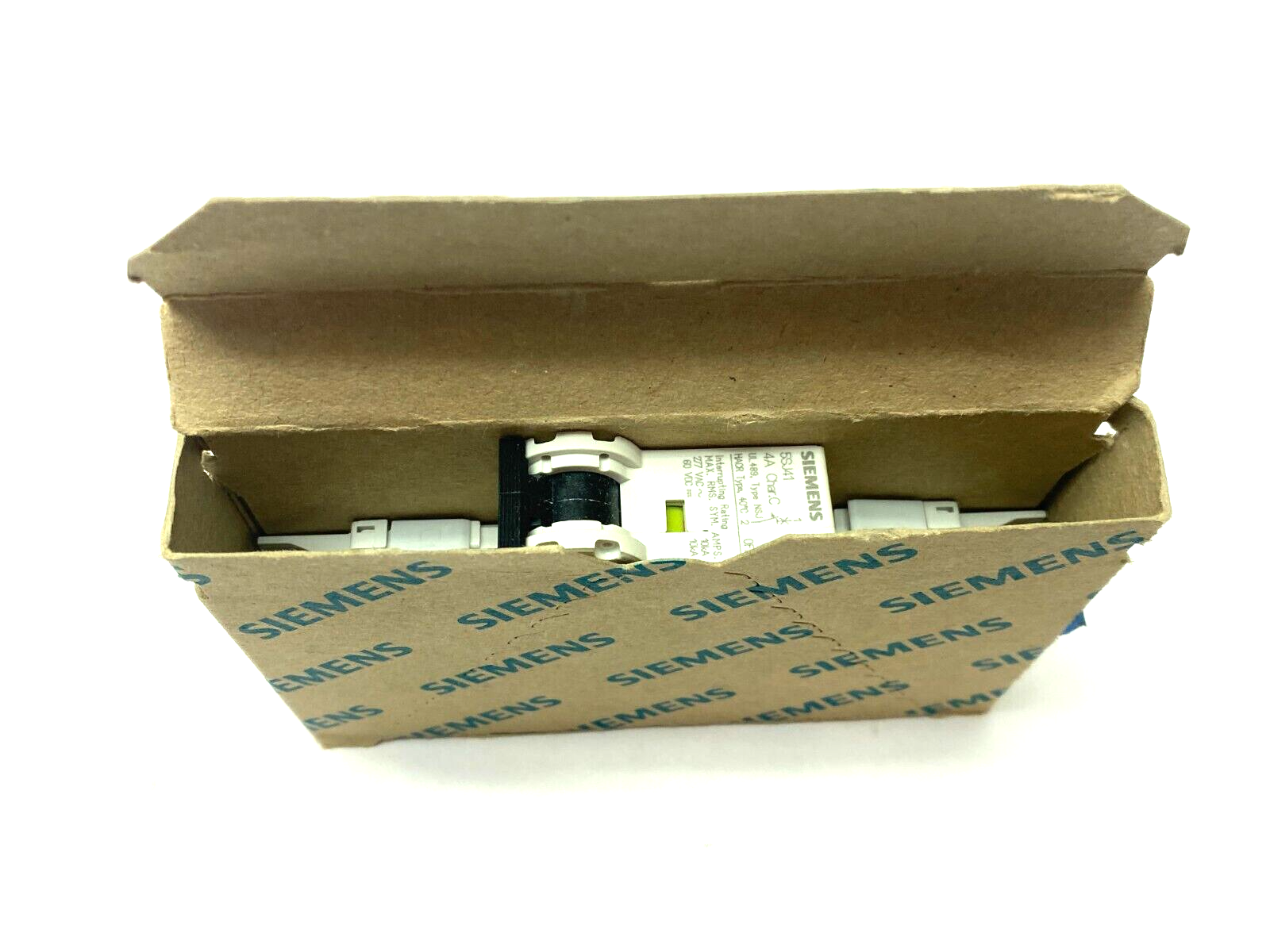 Siemens 5SJ4 106-7HG42 Miniature Circuit Breaker 4A 1-Pole 277V - Maverick Industrial Sales