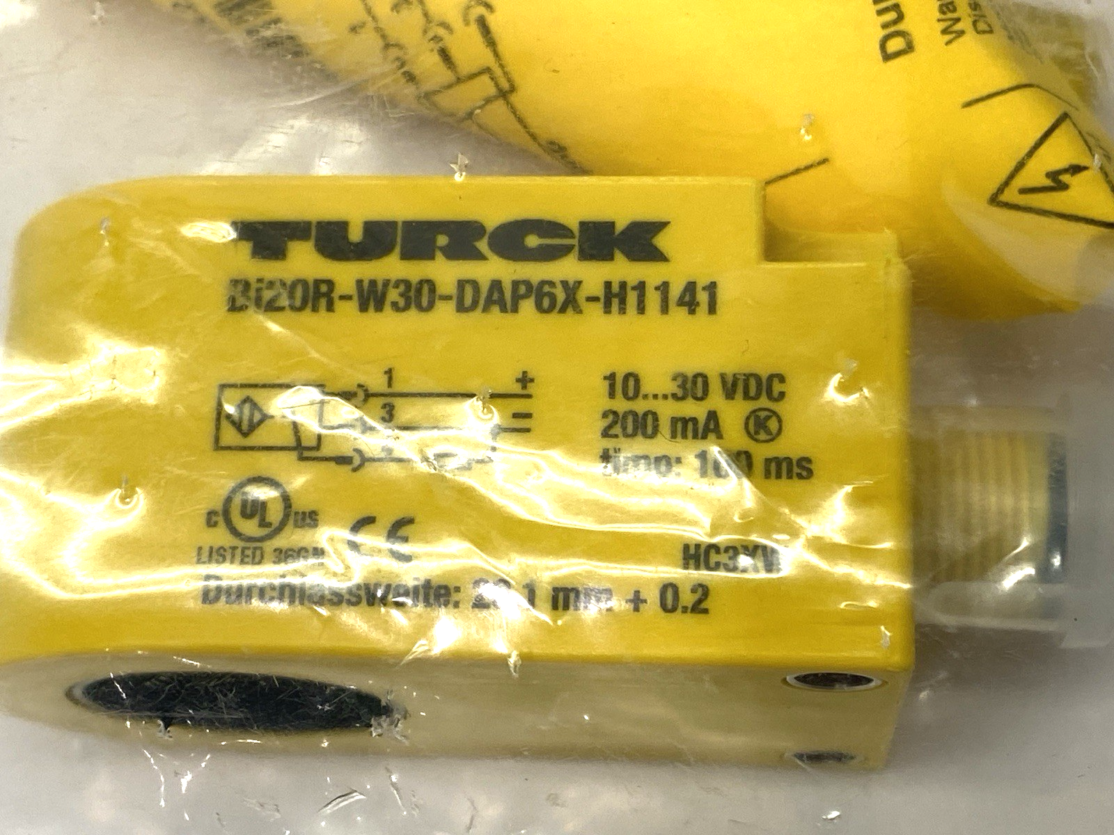 Bi20R-W30-DAP6X-H1141 | Turck Inductive Ring Sensor 200mA 10-30VDC 14042 - New - Maverick Industrial Sales