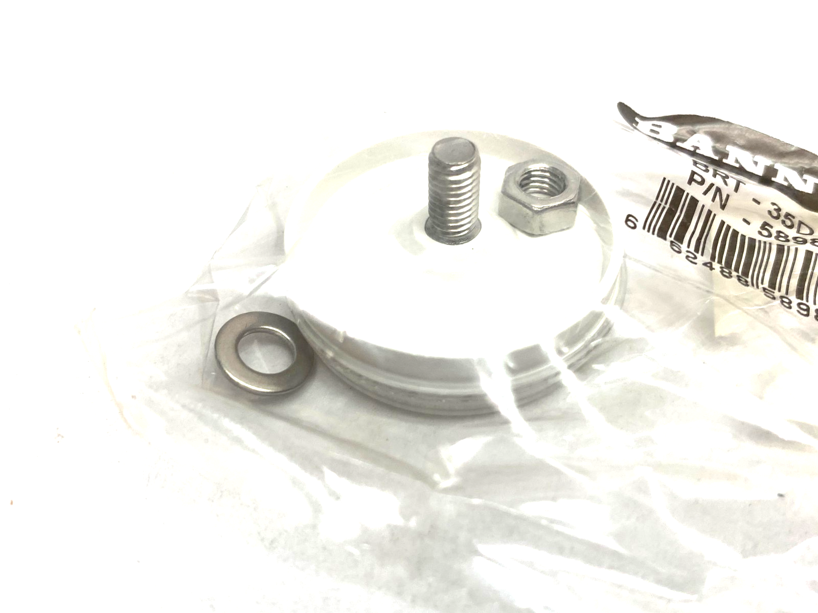 Banner Engineering BRT-35DM Round Retroreflective Target Reflector 58980 - Maverick Industrial Sales