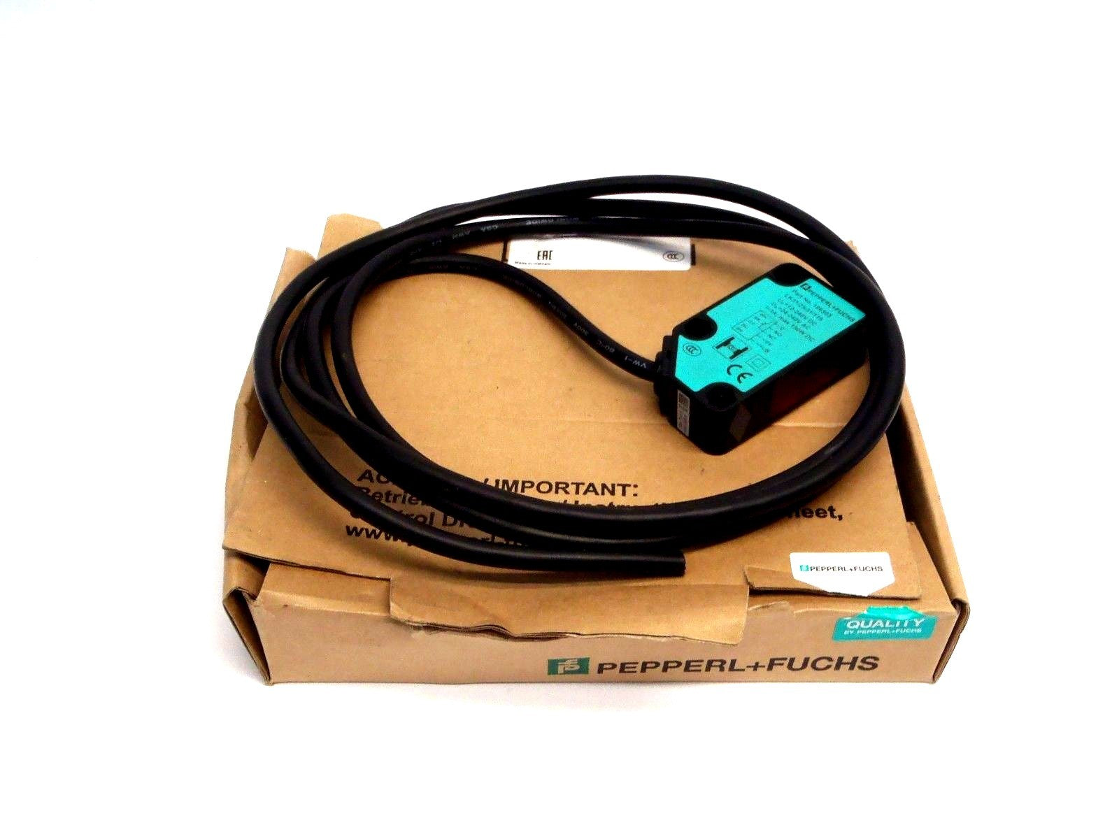 LK31/LK31/25/31/115 186503 | Pepperl & Fuchs LK31/LK31/25/31/115 Through Beam Sensor 3A 240VDC 150W 186503 - New – Open box - Maverick Industrial Sales