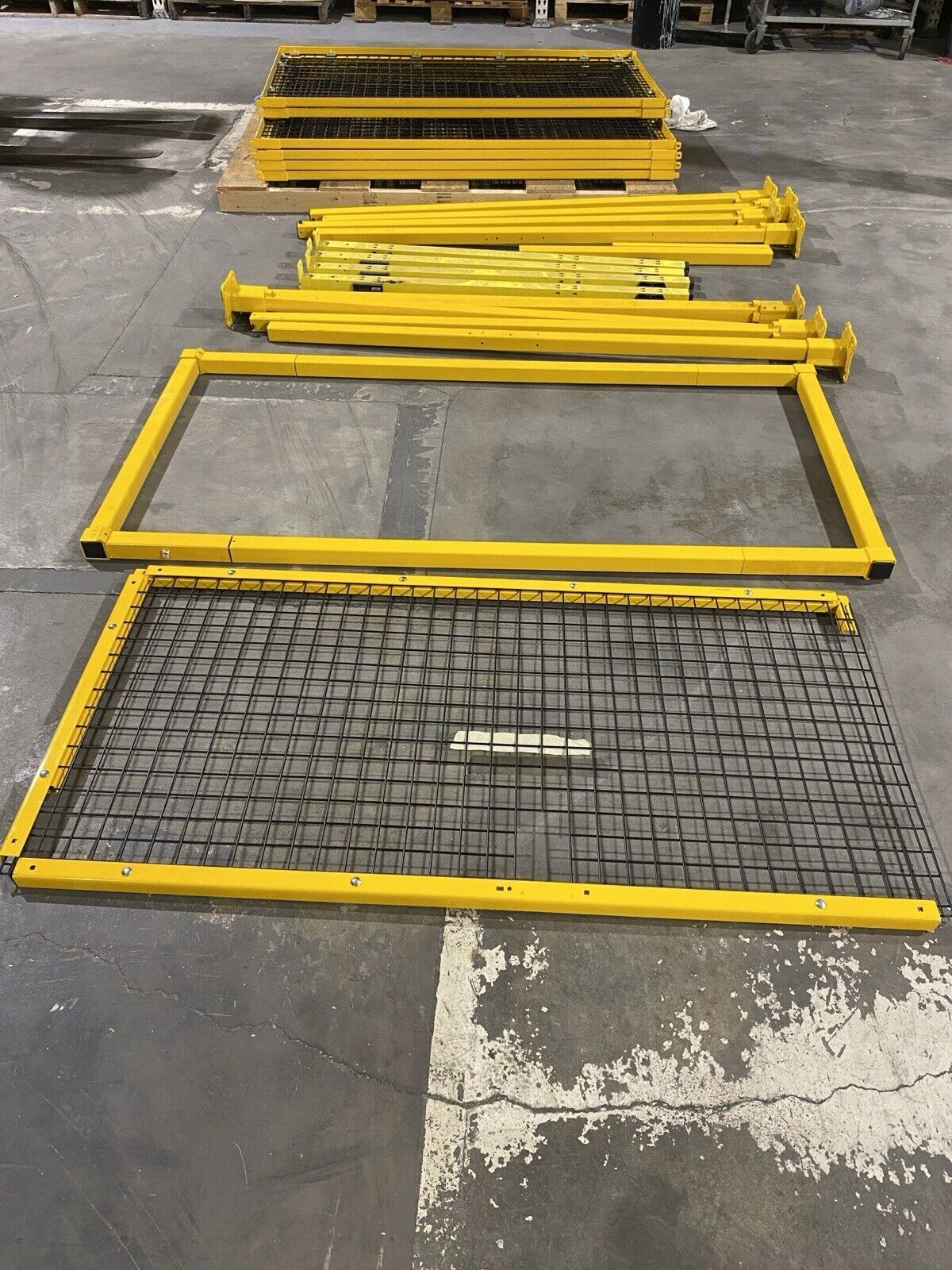 AGS Automation Guarding Systems Lot of 6 Panels and Posts - Maverick Industrial Sales