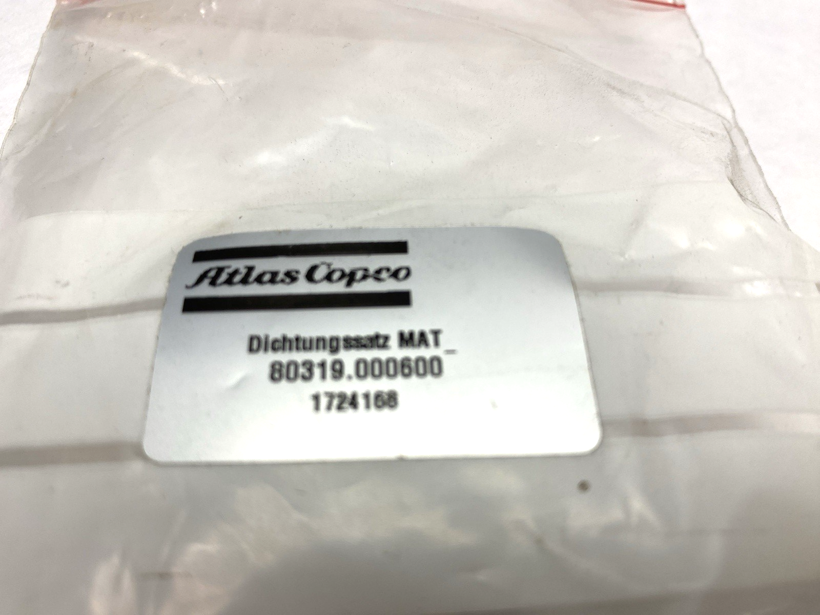 Atlas Copco 80319.000600 Diehtungssatz MAT_ Valve Seal Kit - Maverick Industrial Sales