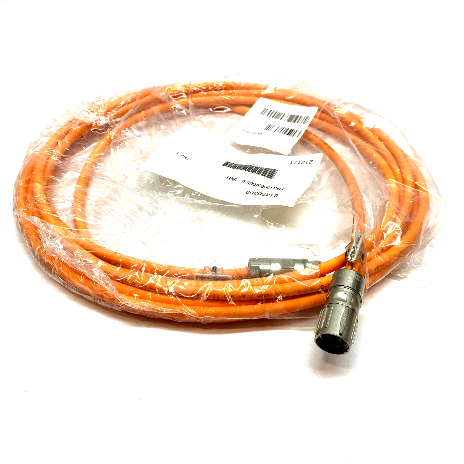 Bosch Rexroth RKG0063/005,0 Servo Encoder Power Cable R911382674 - Maverick Industrial Sales
