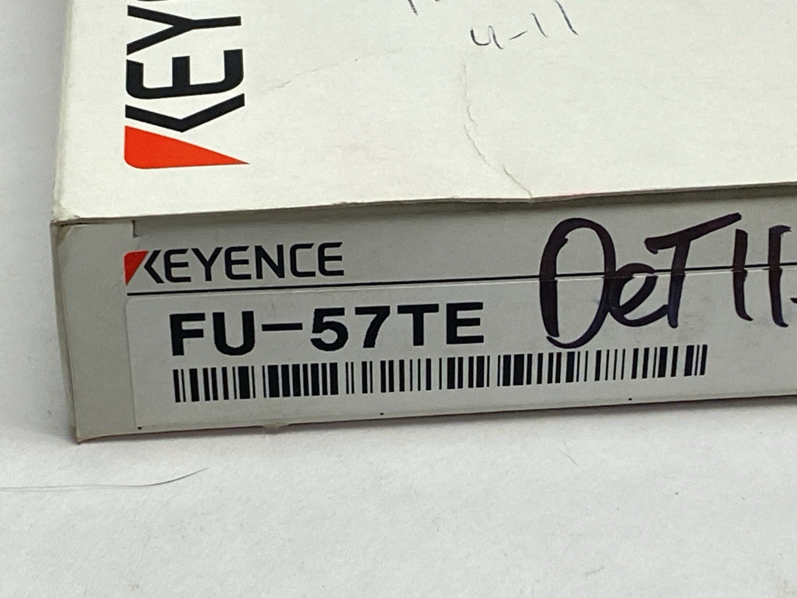 Keyence FU-57TE Digital Fiber Optic Sensor Fiber Unit Thrubeam Type - Maverick Industrial Sales