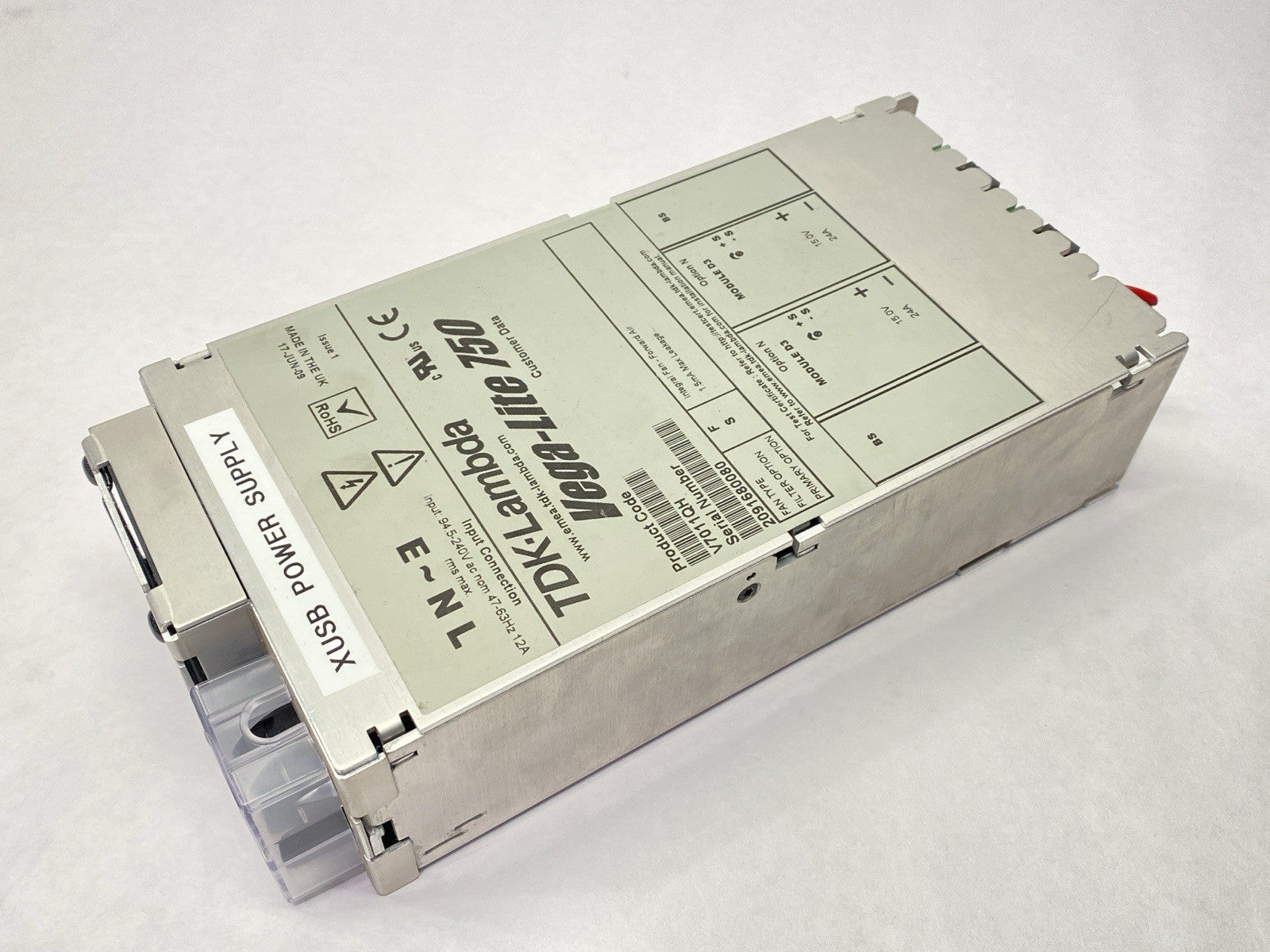 V7011QH | TDK-Lambda Vega-Lite 750 Power Supply 24A 15V - Used - Maverick Industrial Sales