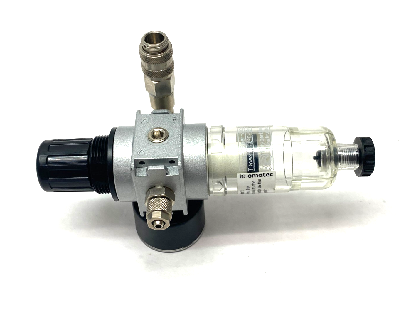 Innomatec PN-DW-MM-0016 Modular Pressure Regulator, Leak Tester, w/ Gauge - Used - Maverick Industrial Sales