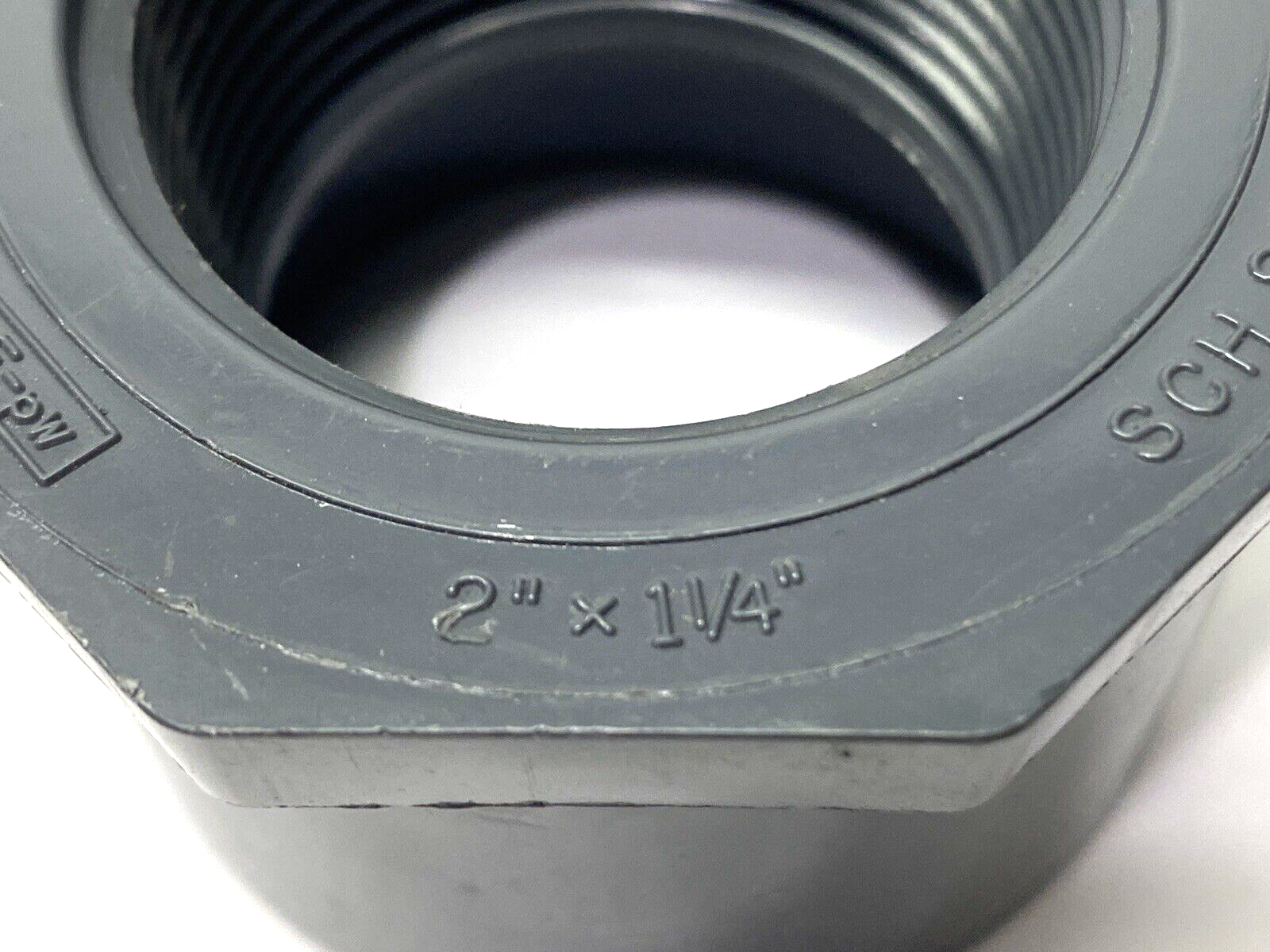LASCO 838-250 Reducing Bushing 2" x 1-1/4" SCH 80 FNPT x Socket - Maverick Industrial Sales