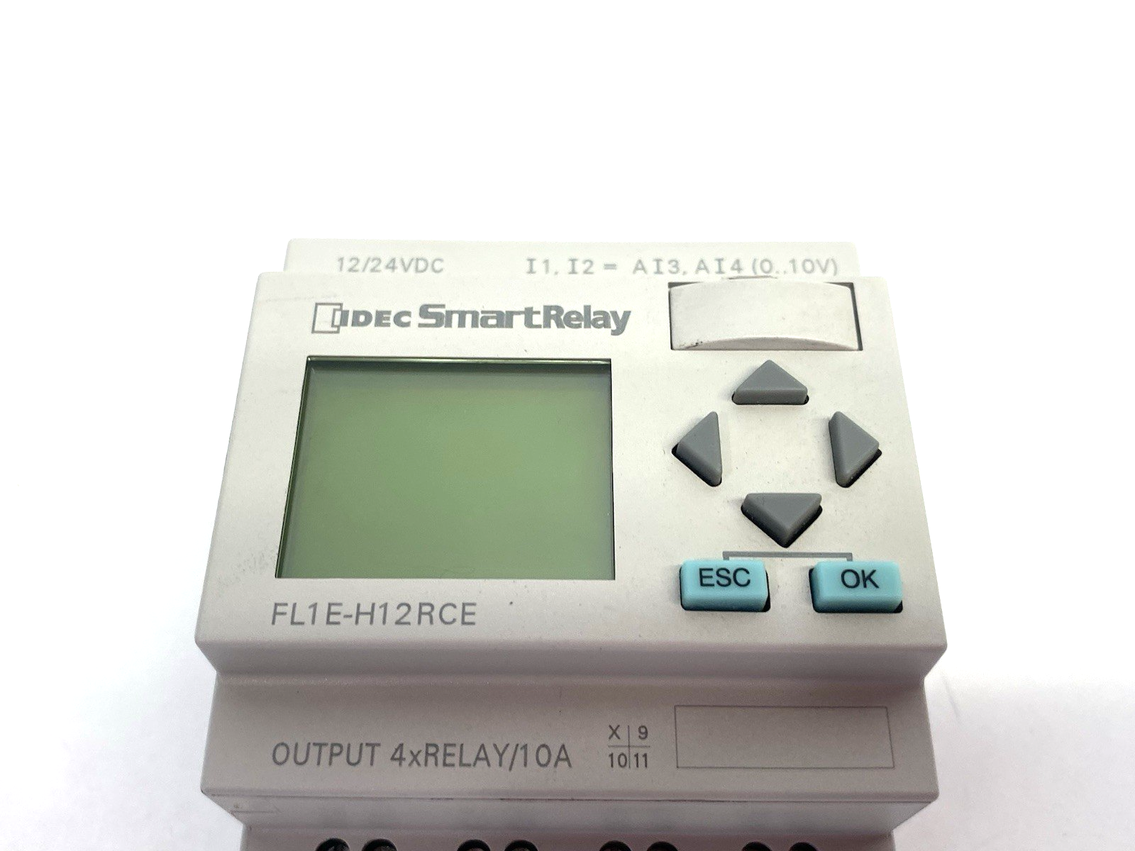 IDEC FL1E-H12RCE SmartRelay Programmable CPU 8xDC Input, 4xRELAY/10A Output - Maverick Industrial Sales