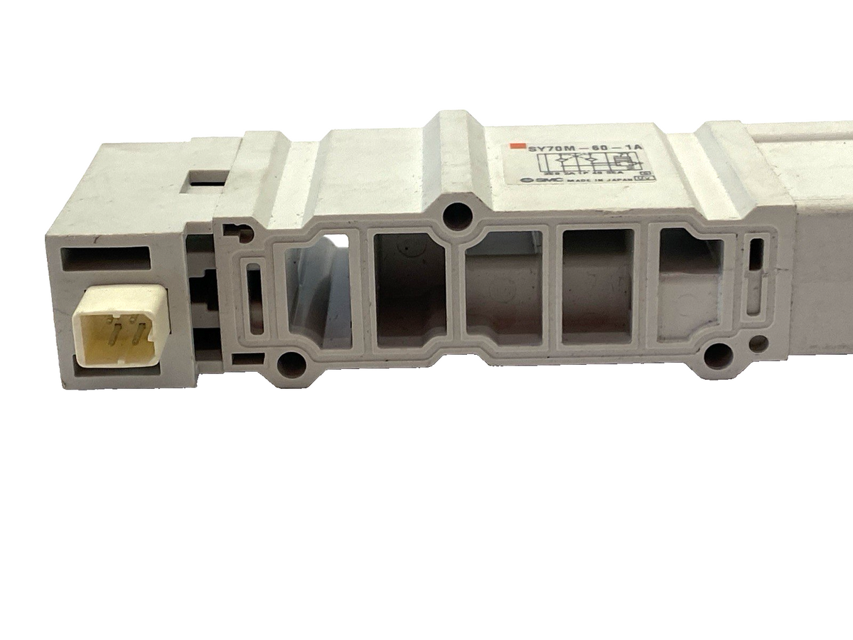 SY70M-60-1A | SMC Pneumatic Spacer Assembly, Double Check NO MOUNTING SCREWS - New – Open box - Maverick Industrial Sales