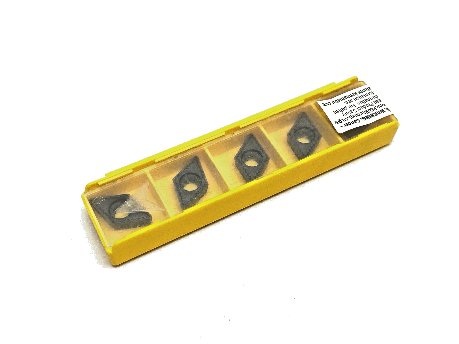 1871172 | Kennametal Screw-On Insert, Positive D-Style, DCMT11T308UF PKG OF 5 - New - Maverick Industrial Sales