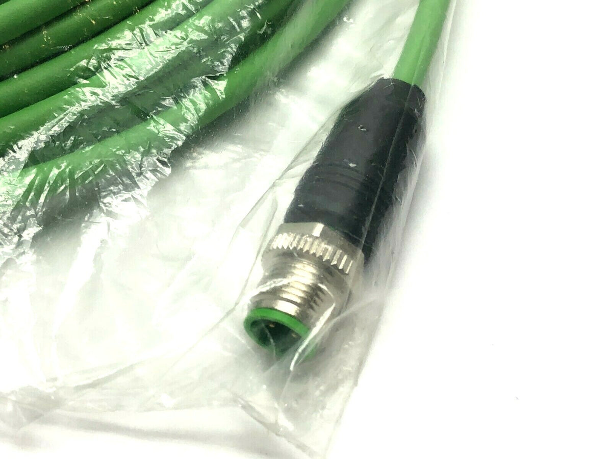 7000-44901-7911500 | Murr Elektronik Shielded Ethercat Cable M12 Male to Female - New - Maverick Industrial Sales