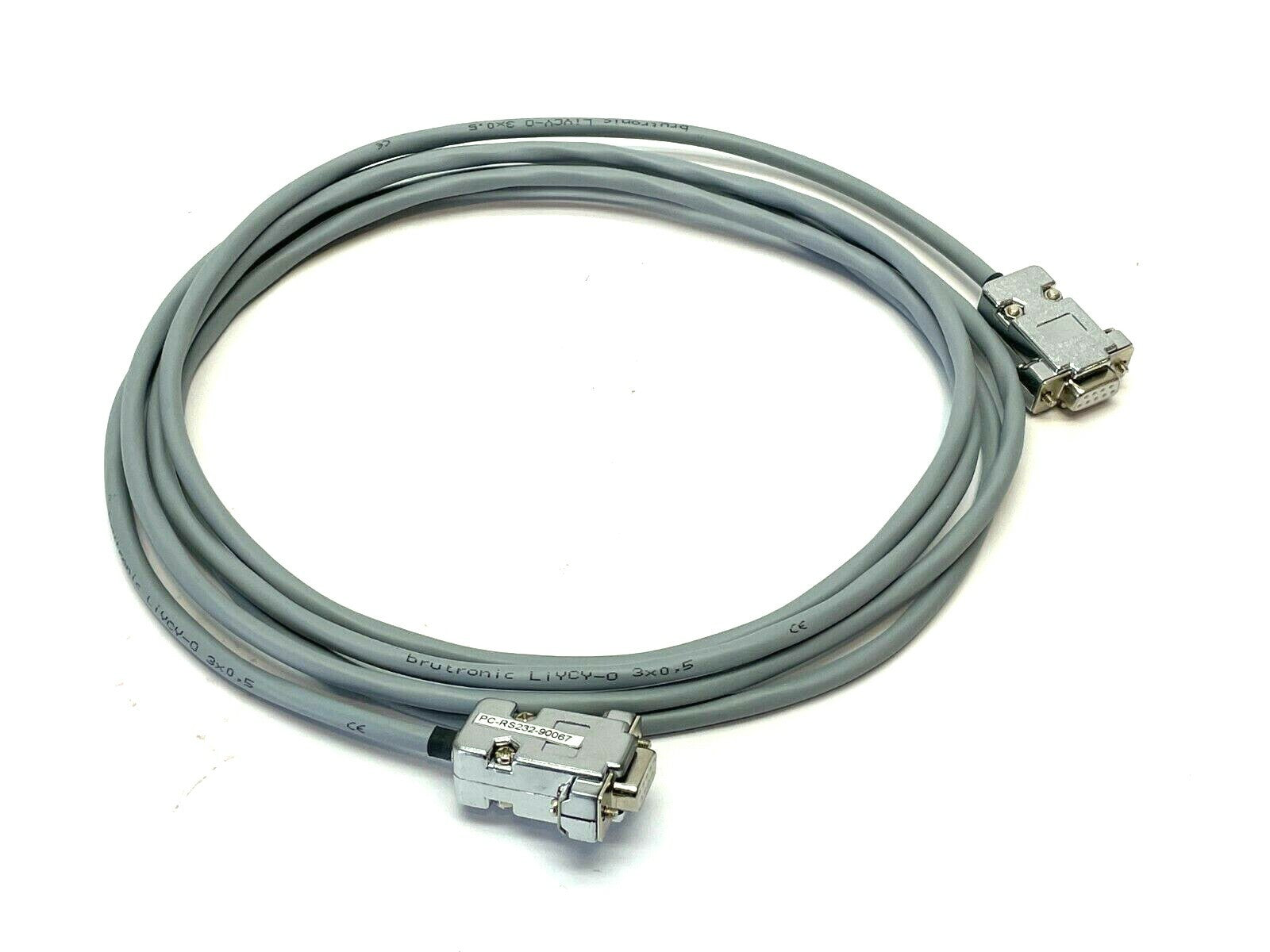 Brutronic LiYCY-0 3x0,5 Cordset RS-232 Female 10ft Length - Maverick Industrial Sales