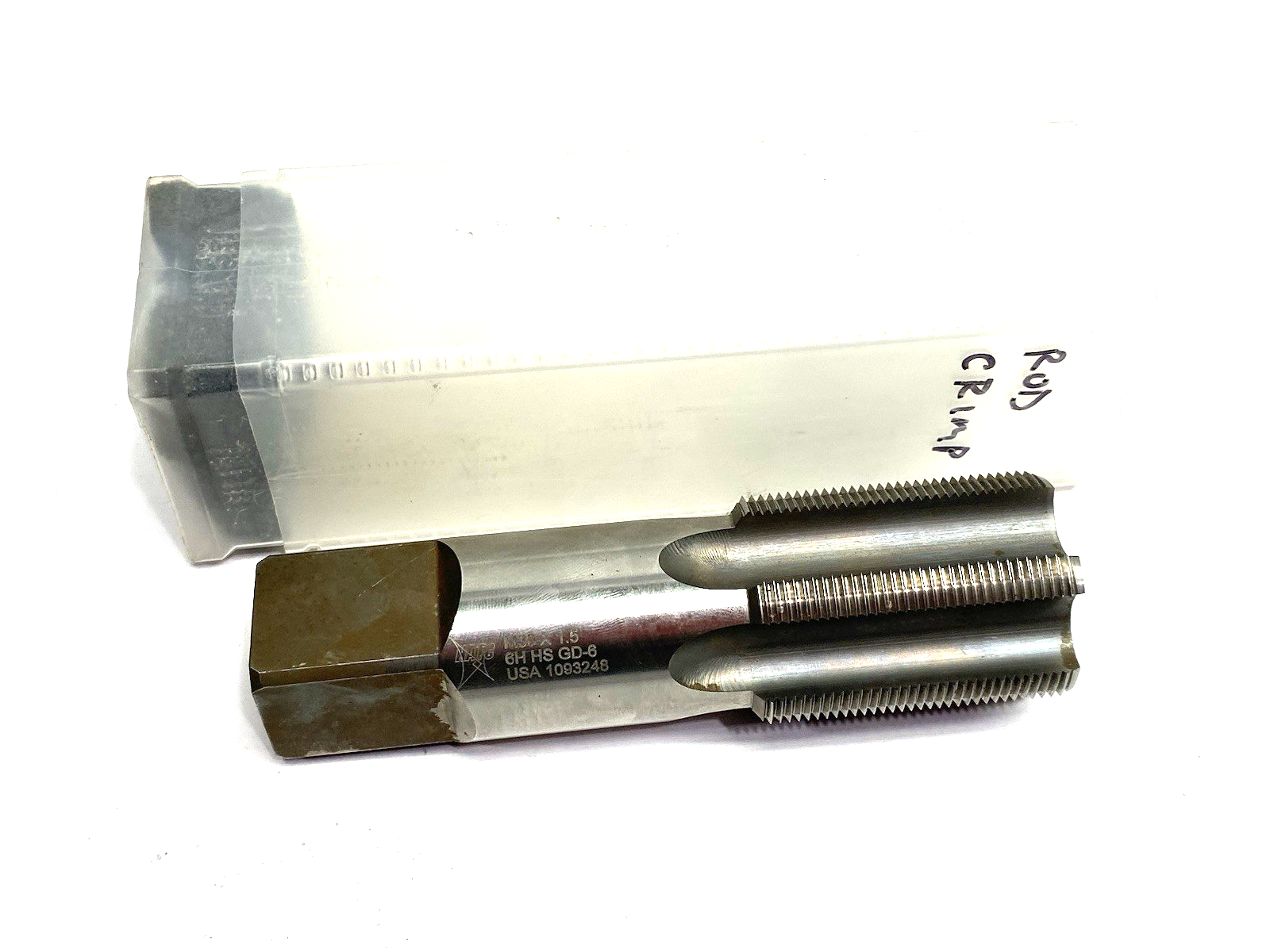 NATC Straight Flute Tap M39 X 1.5 6H HS GD-6 6-Flute - Maverick Industrial Sales