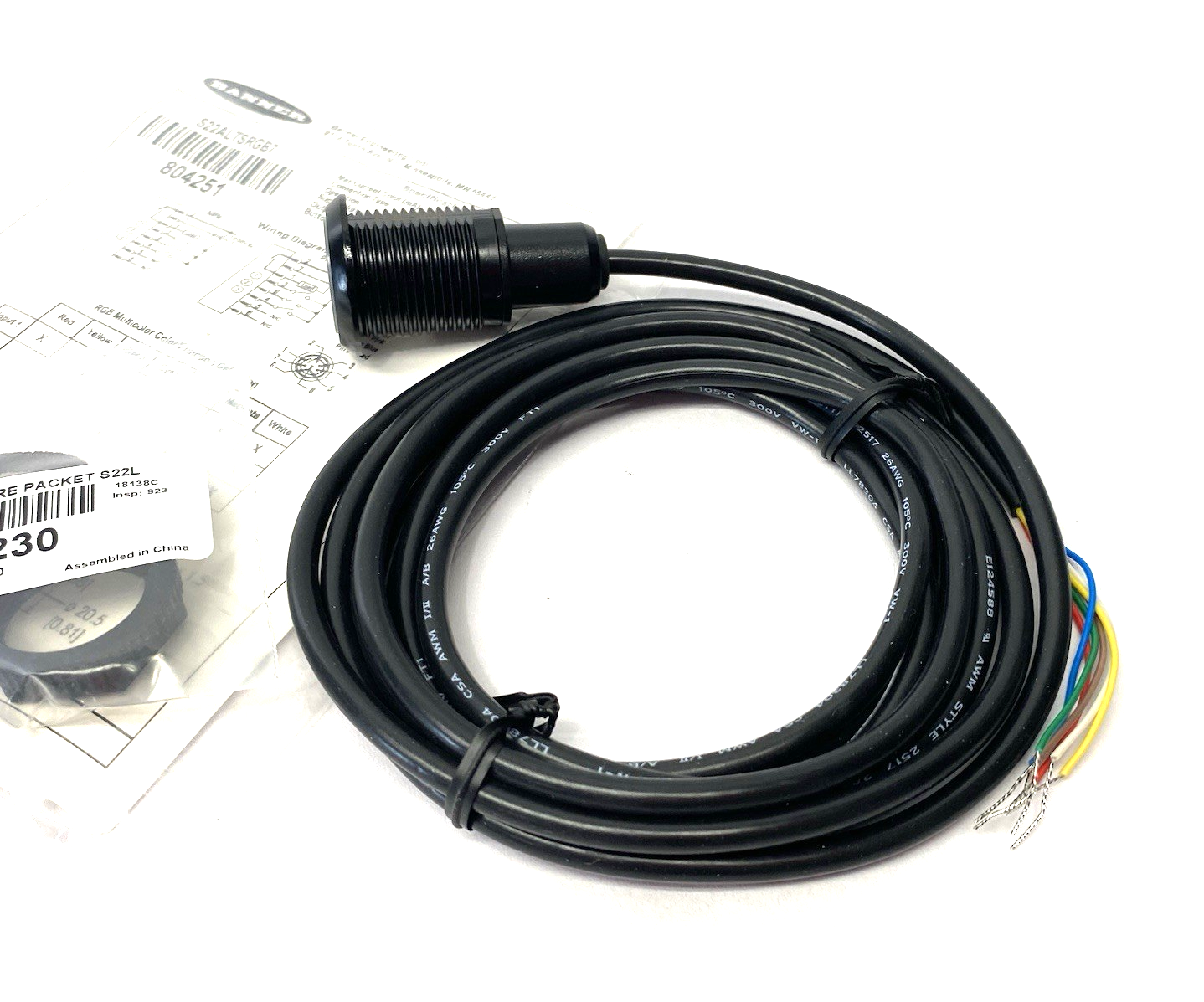 Banner S22ALTSRGB7 Pro Touch Series: 7-color RGB Touch Sensorl, Norm Open 804251 - Maverick Industrial Sales