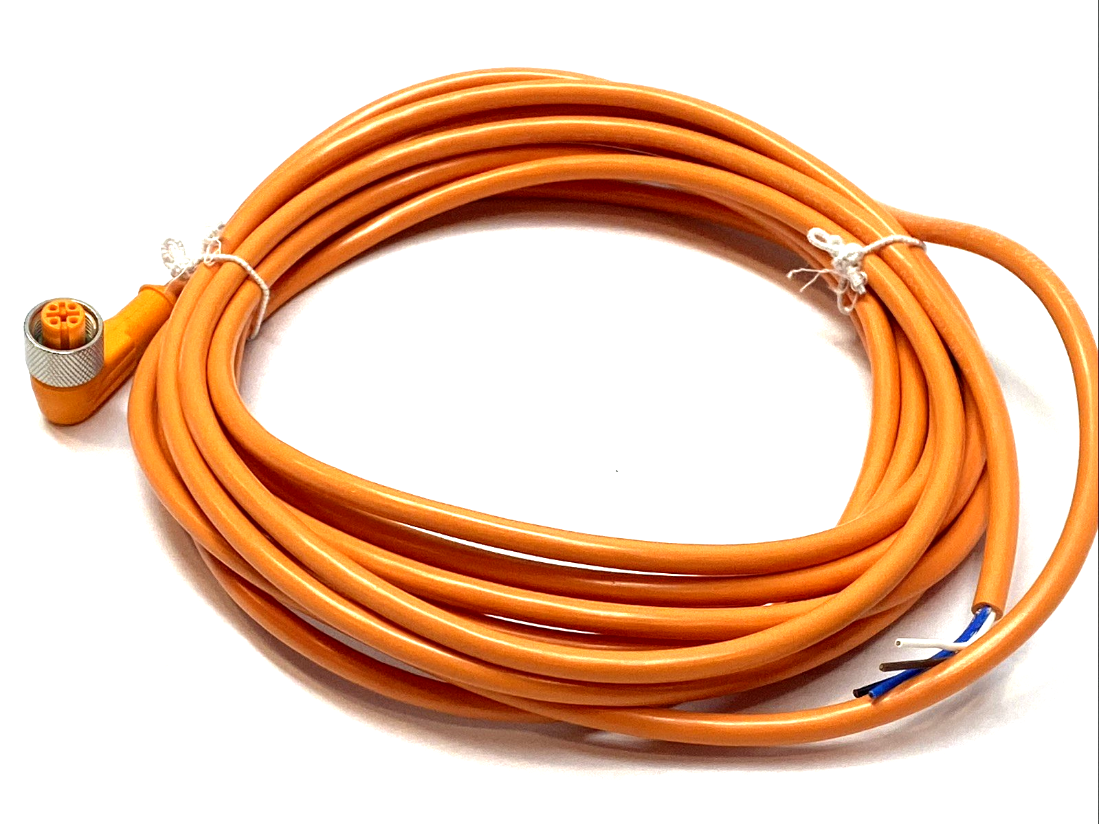 SICK DOL-1204-W05M Sensor Cable M12 4-Pin Right-Angle Female to Leads 5M 6009867 - Maverick Industrial Sales