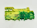 Wago 2002-1407 TopJobs Ground Terminal Block Green/Yellow LOT OF 2 - Maverick Industrial Sales