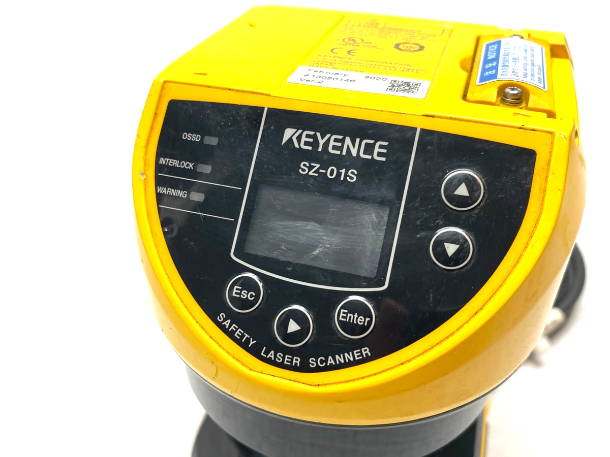 SZ-01S | Keyence Safety Laser Scanner Main Unit, Single/Simple Functio