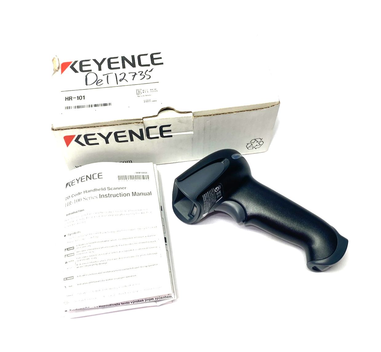 Keyence HR-101 Handheld Code Scanner/Reader, 0-114mm Reading - Maverick Industrial Sales