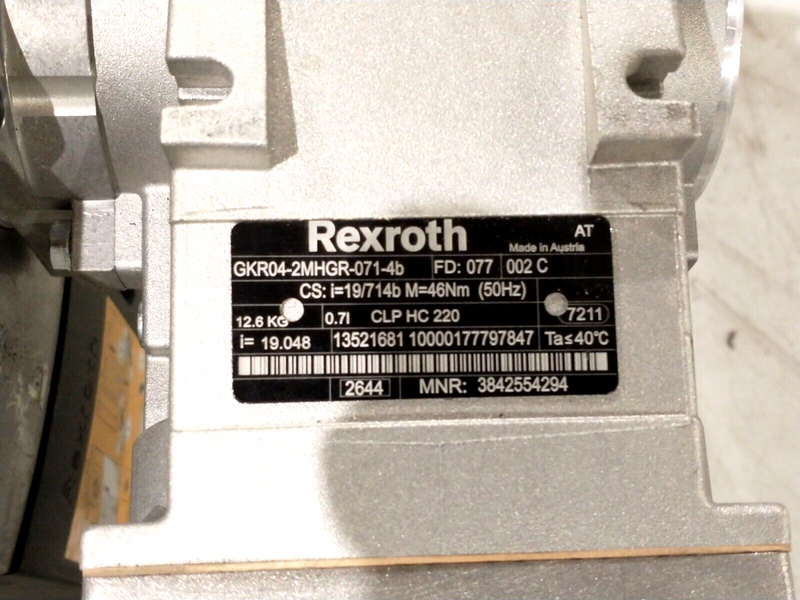 Bosch Rexroth 3842999985 Transverse Belt Section & Motor BS 2/C-250 1800mm - Maverick Industrial Sales