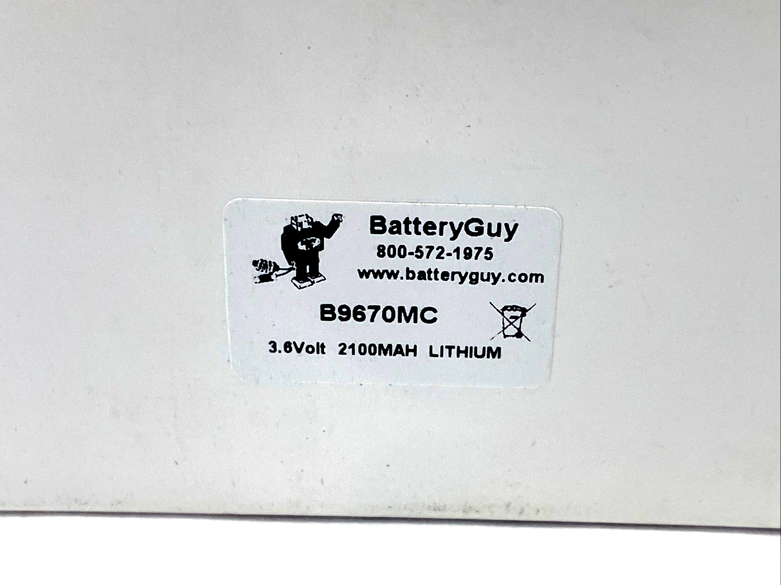 B9670MC | Mitsubishi BatteryGuy Replacement PLC Battery 2100mAh 3.6V 5-PACK - New - Maverick Industrial Sales