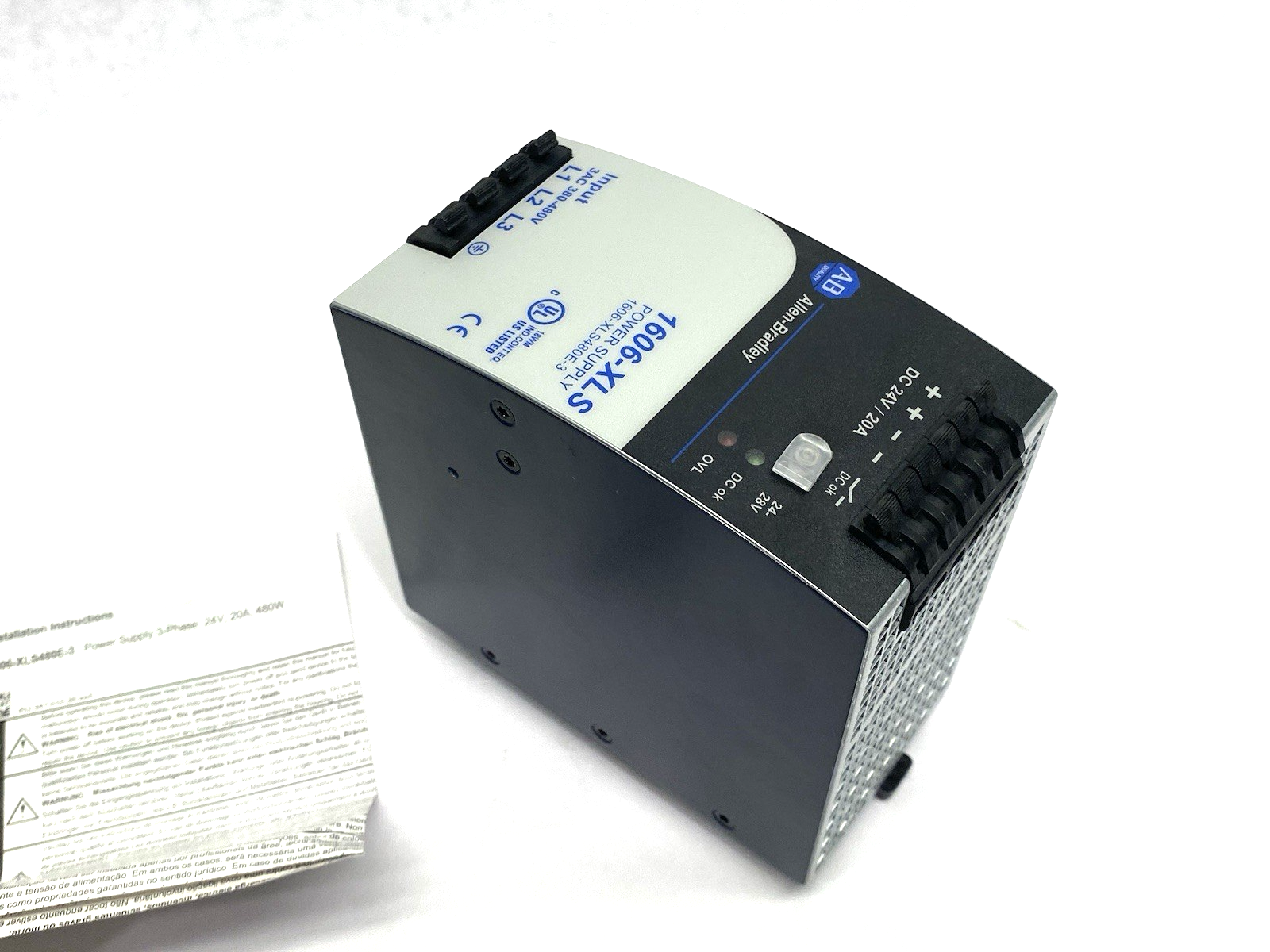 1606-XLS480E-3 | Allen Bradley Ser. A Power Supply 3AC 380-480V Input - New Other - Maverick Industrial Sales