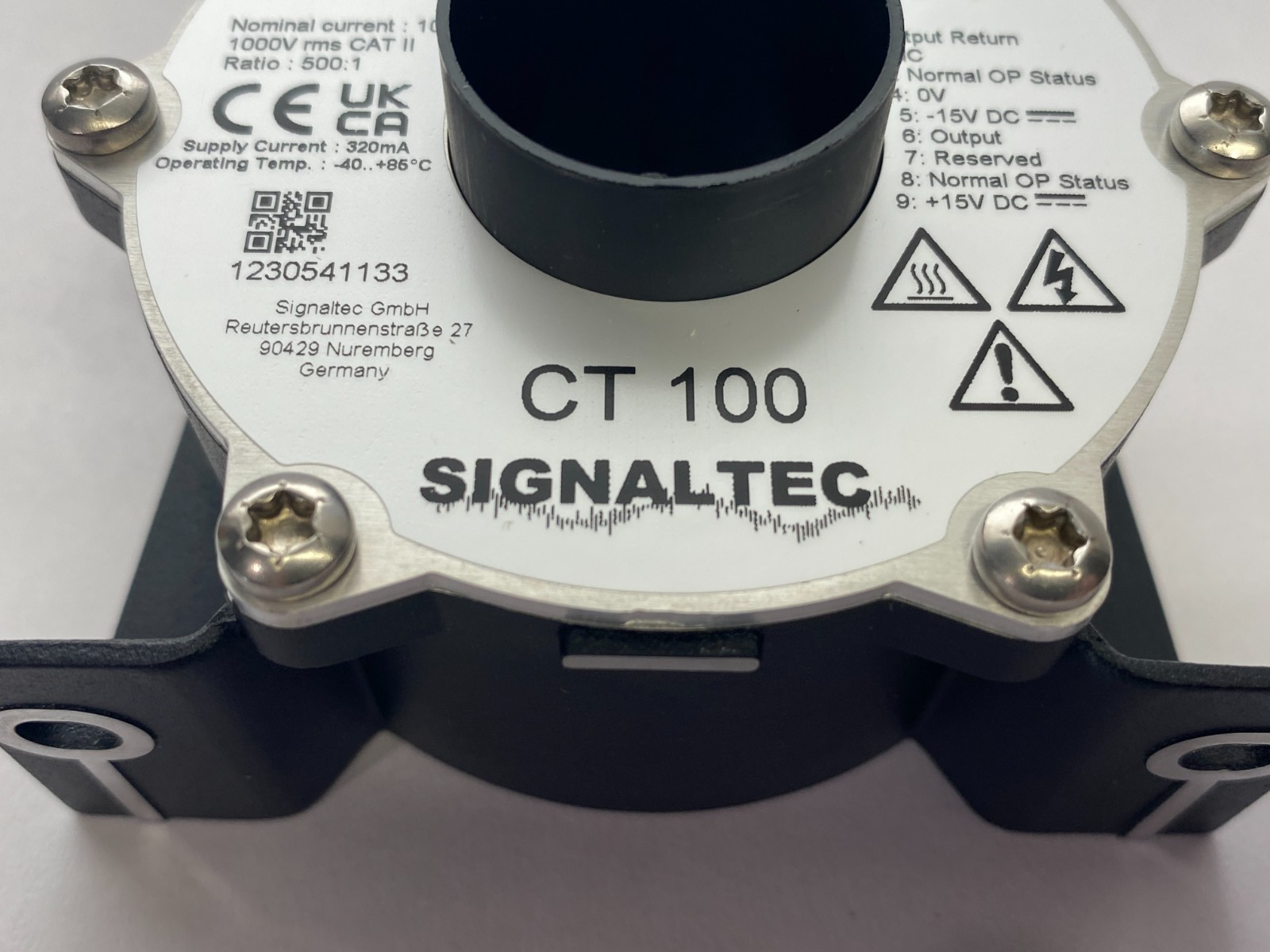 Signaltec CT 100 High-Precision Current Transducer 500:1 1000V Rms CAT II 100A - Maverick Industrial Sales