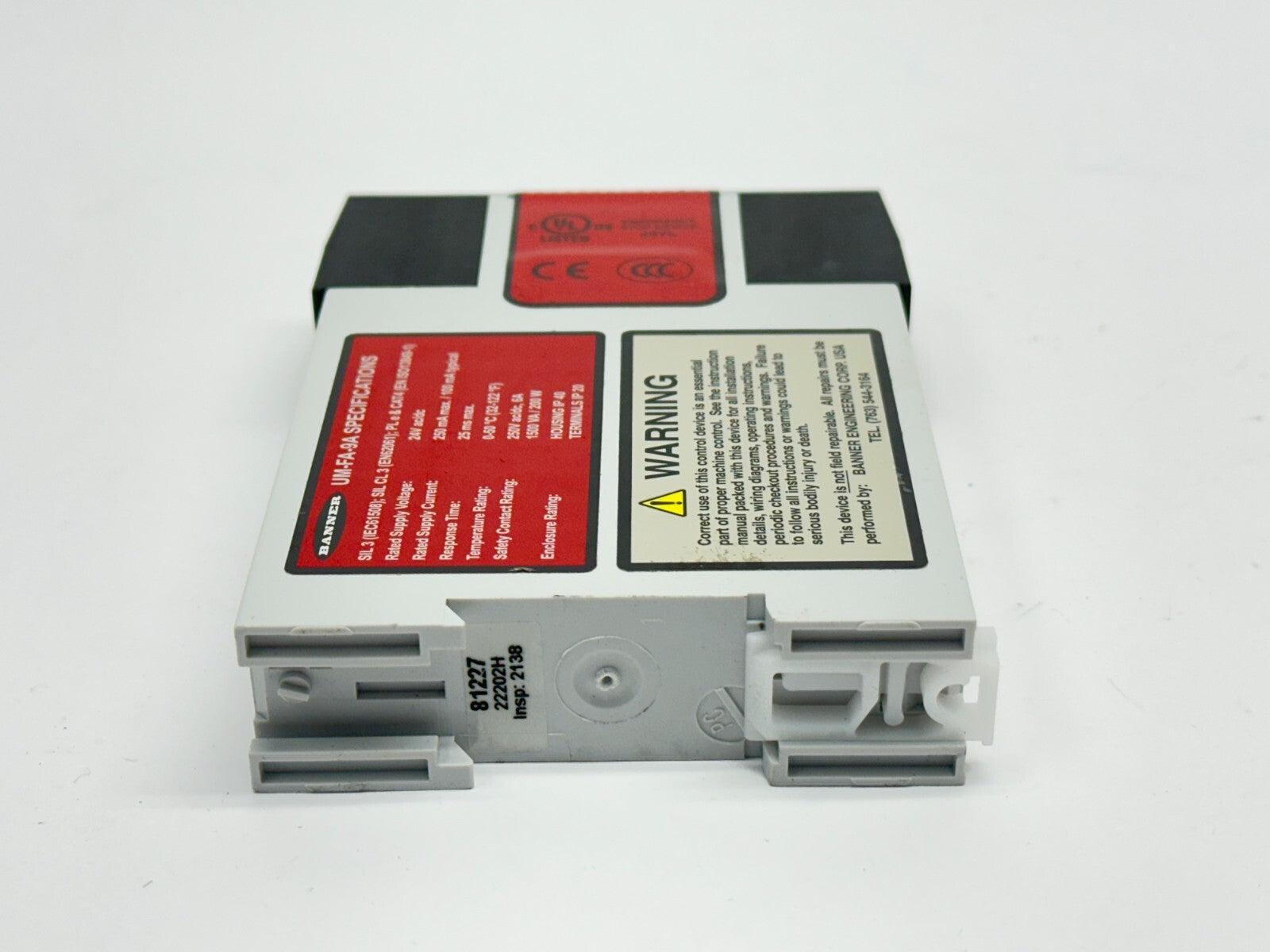 Banner UM-FA-9A UM Series Universal Input Safety Relay 81227 - Maverick Industrial Sales