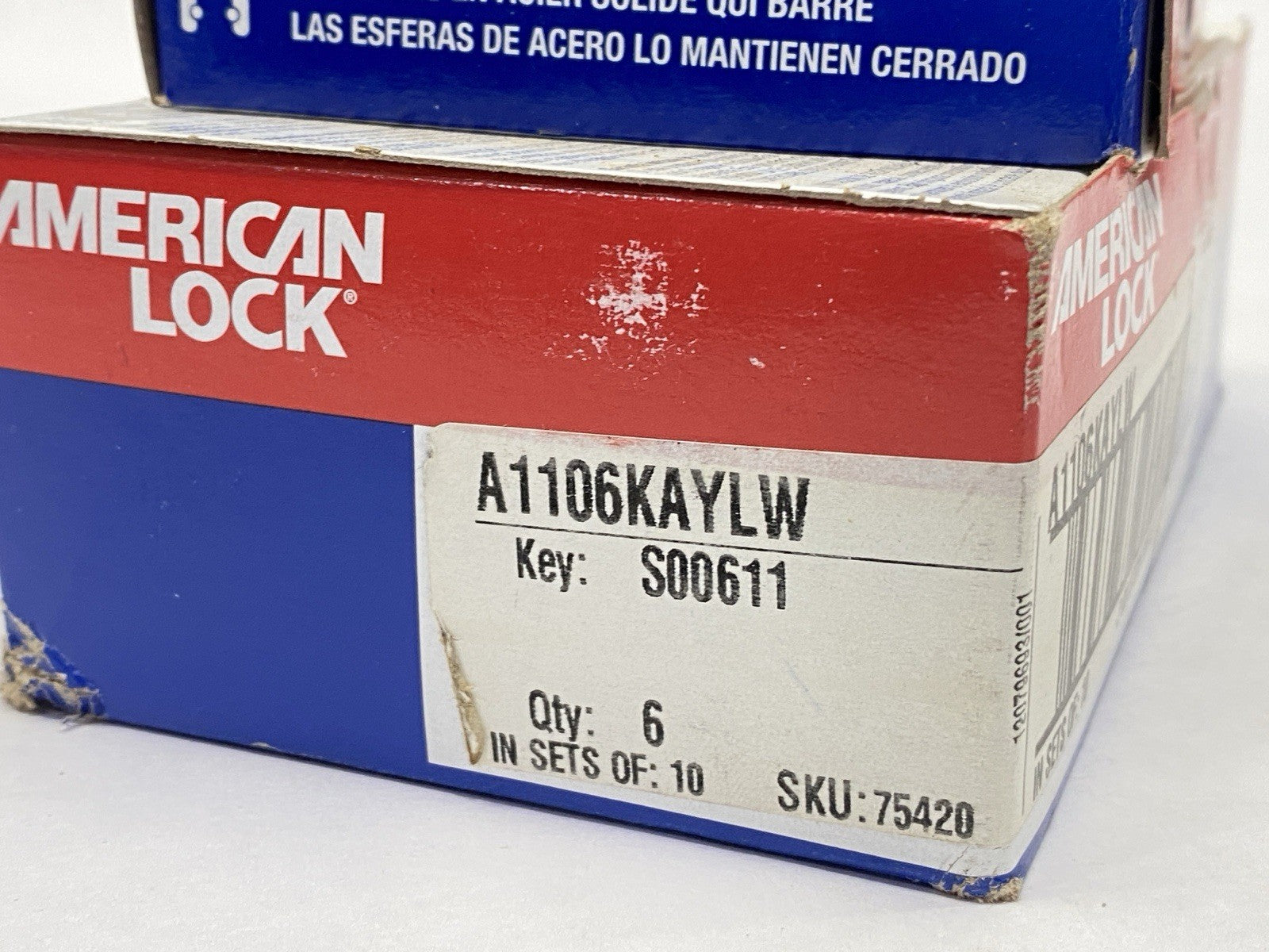 A1106KAYLW | American Lock Lockout Padlock Yellow Key S00611 LOT OF 10 - New - Maverick Industrial Sales