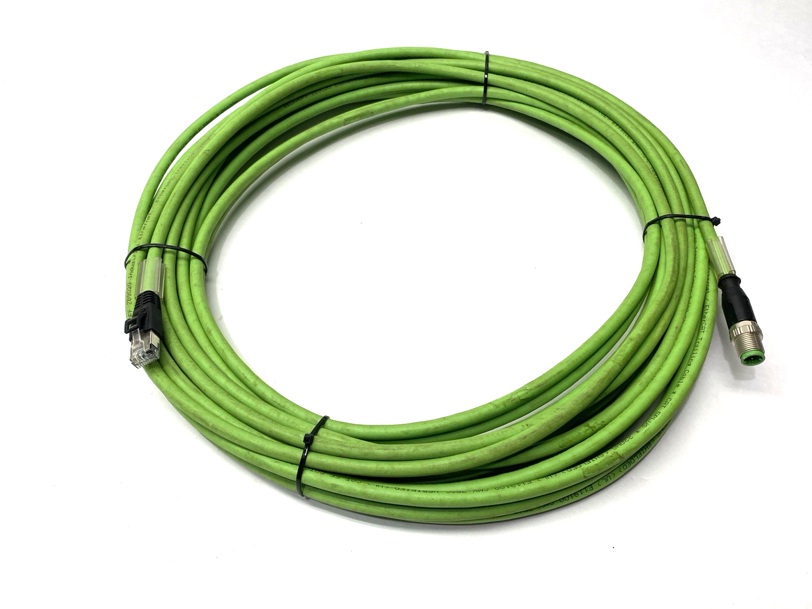 Beckhoff ZK1090-6191-0150 Double Ended EtherCAT Cordset M12 M to RJ45 M 15m - Maverick Industrial Sales