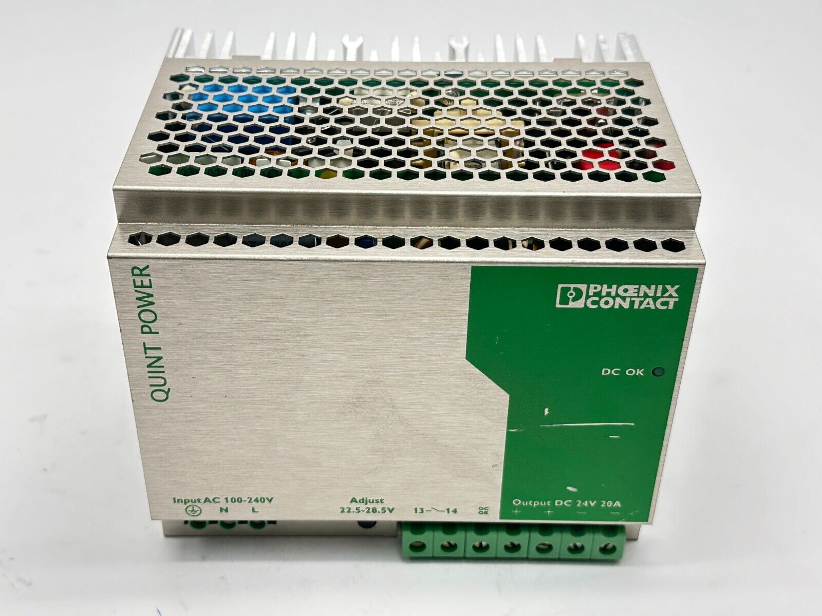 Phoenix Contact QUINT-PS-100-240AC/24DC/20 REV. 20 Power Supply 2938620 - Maverick Industrial Sales