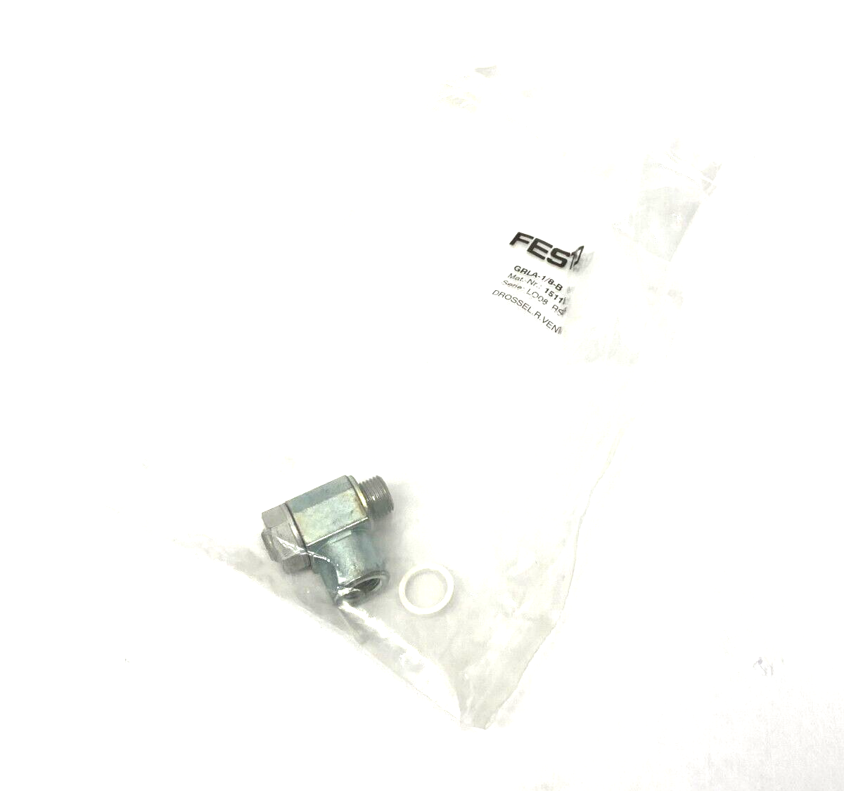 Festo GRLA-1/8-B One-Way Flow Control Valve 151165 - Maverick Industrial Sales