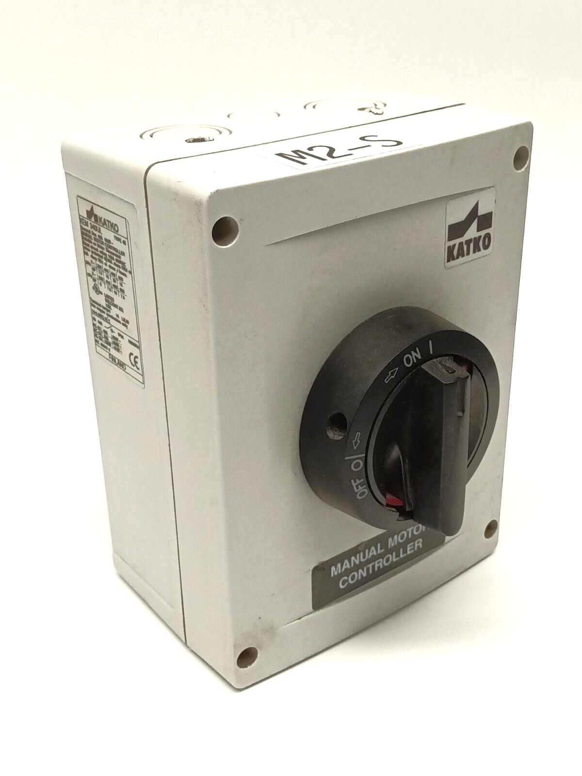 Katko KEM 340UL Manual Motor Controller Type 4X 40A 600VAC - Maverick Industrial Sales