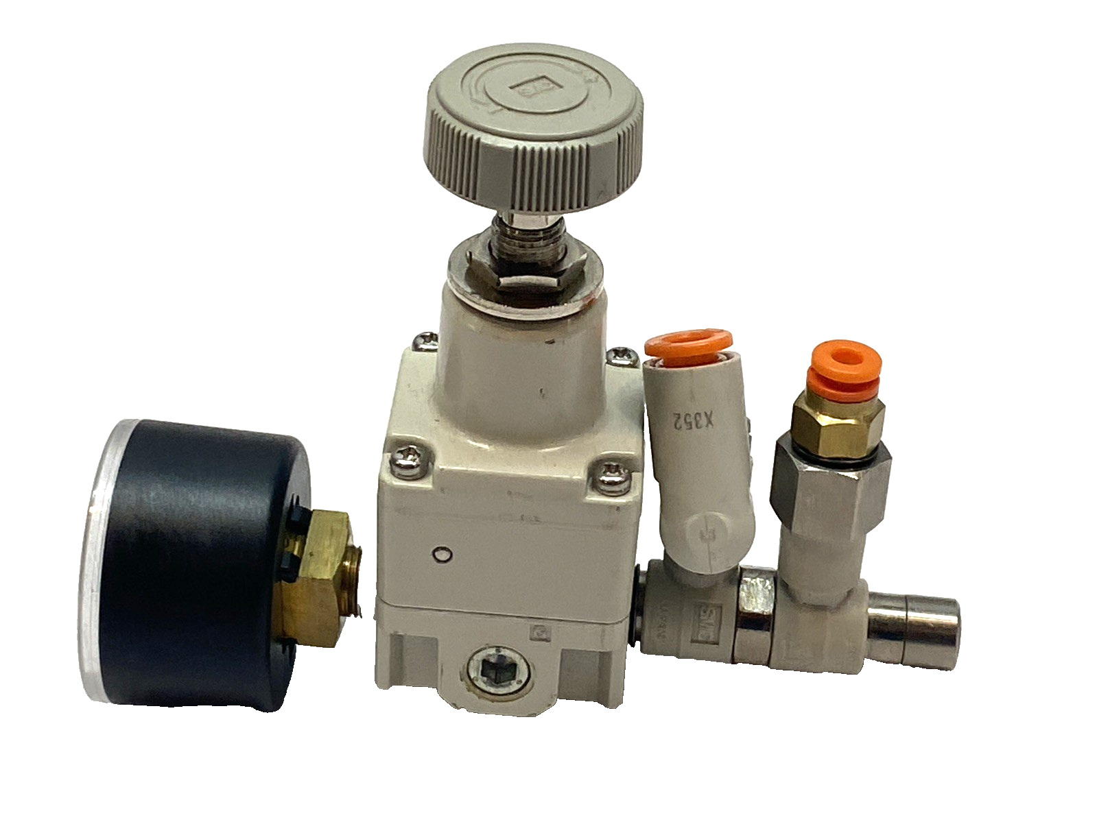 SMC IR1020-N01 Precision Regulator 1/8" NPT w/ 2 Pressure Gauges - Maverick Industrial Sales