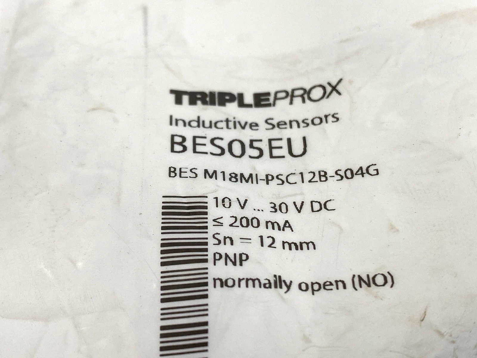 Balluff BES M18MI-PSC-S04G Inductive Proximity Sensor 12mm Range BES05EU - Maverick Industrial Sales
