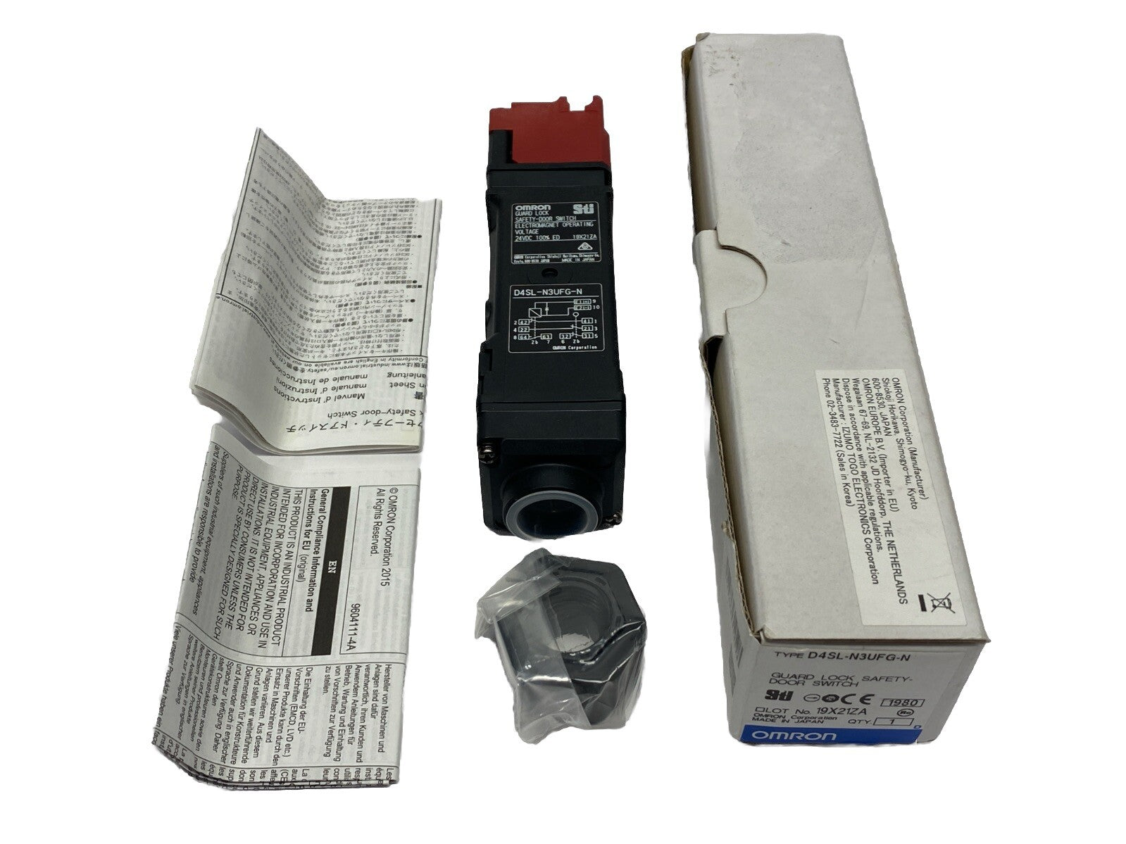 Omron D4SL-N3UFG-N Guard Lock Safety Door Switch - New – Open box - Maverick Industrial Sales