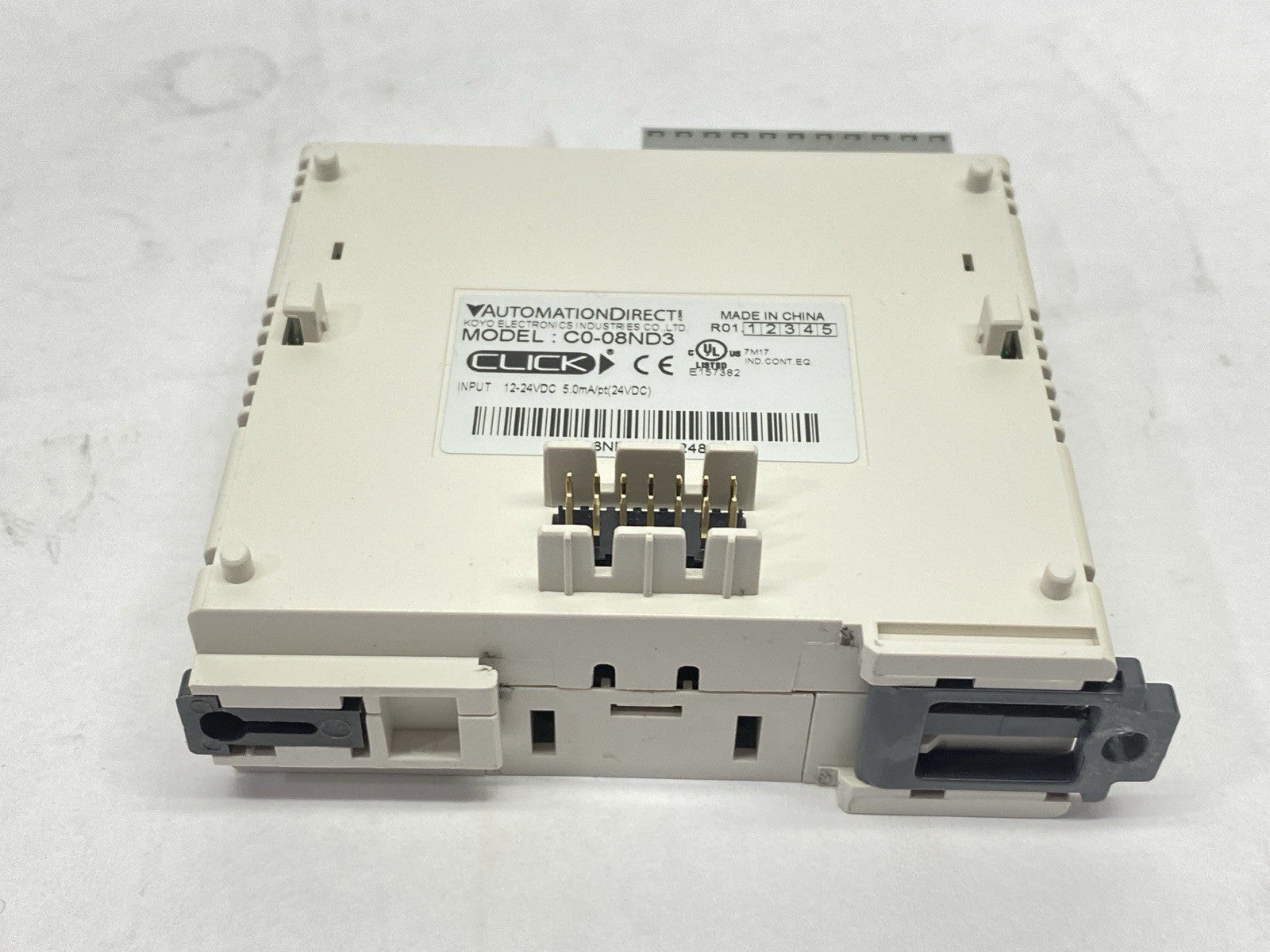 C0-08ND3 | Automation Direct Click Discrete Input Module 8-Point 5-27VDC - Used - Maverick Industrial Sales