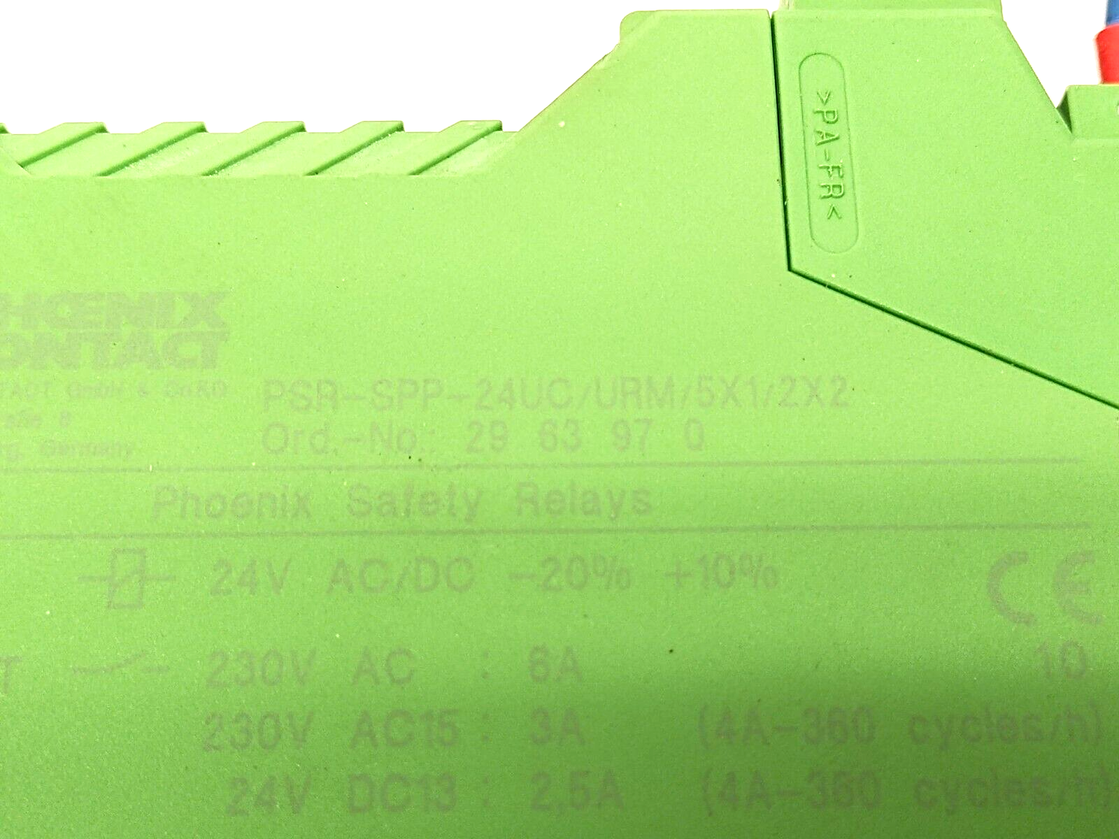 Phoenix Contact PSR-SPP-24UC/URM/5X1/2X2 Safety Relay 2963970 - Maverick Industrial Sales