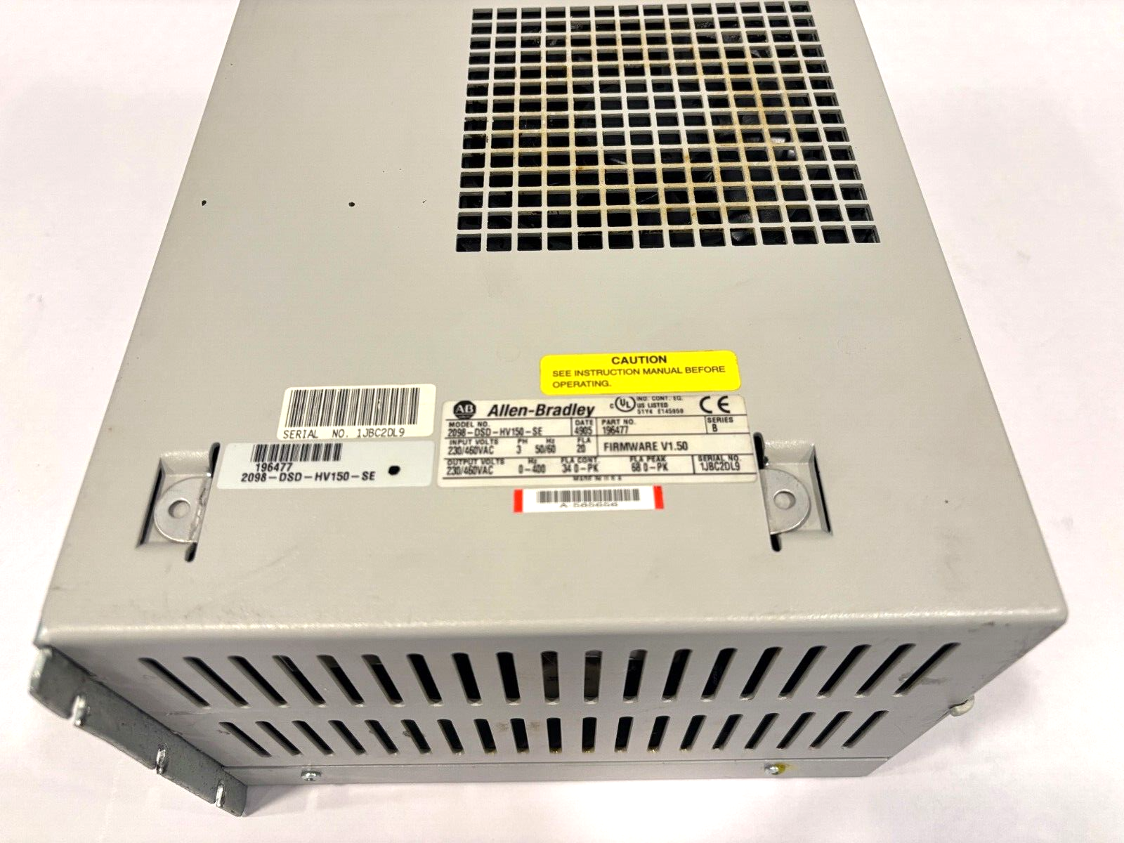 Allen Bradley 2098-DSD-HV150-SE, Ser. B, Ultra 3000 Servo Drive, 15 kW - Maverick Industrial Sales