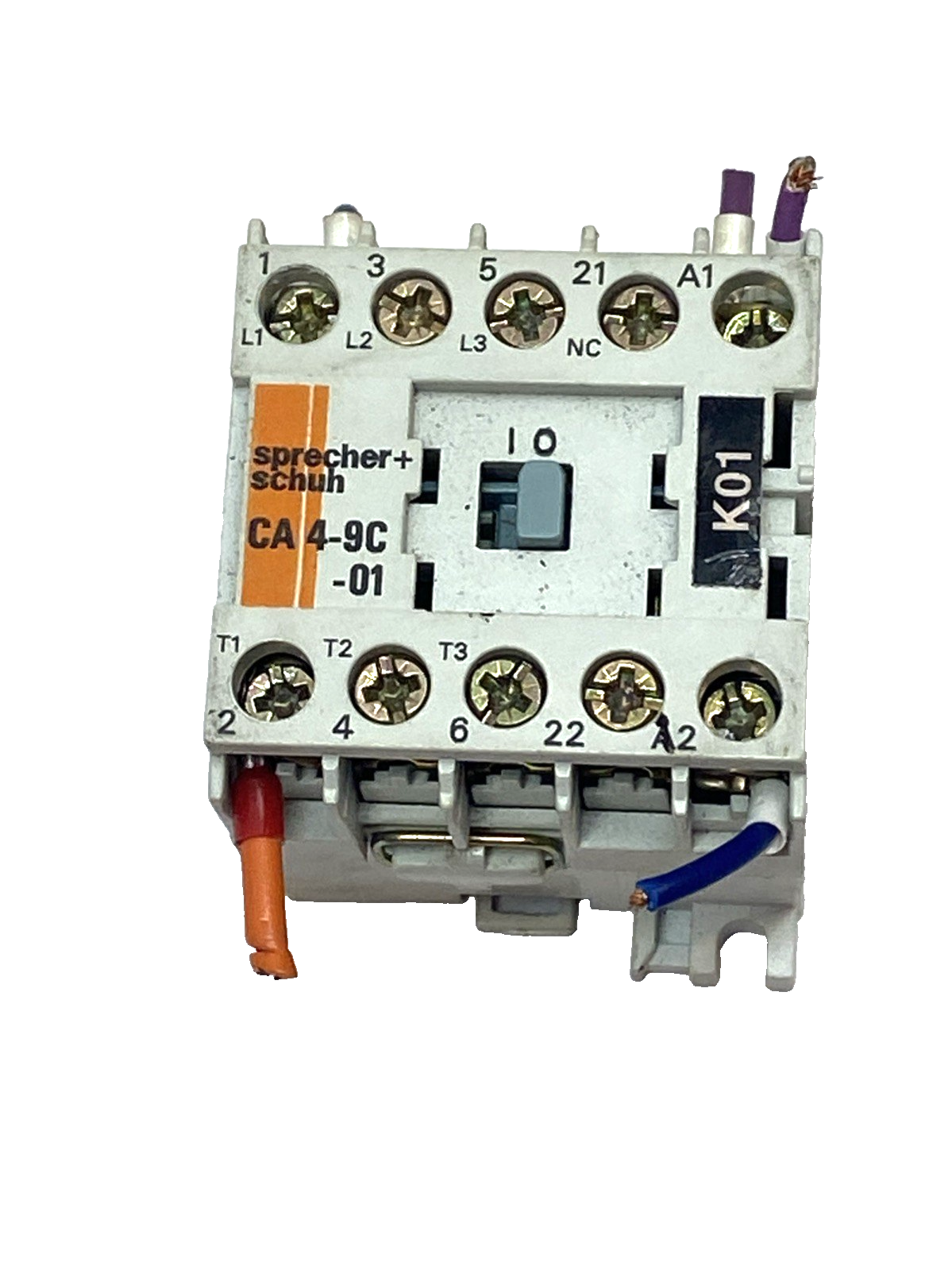 Sprecher & Schuh CA4-9C-01 Mini Contactor 9A 3-Pole 1NC 24VDC - Maverick Industrial Sales