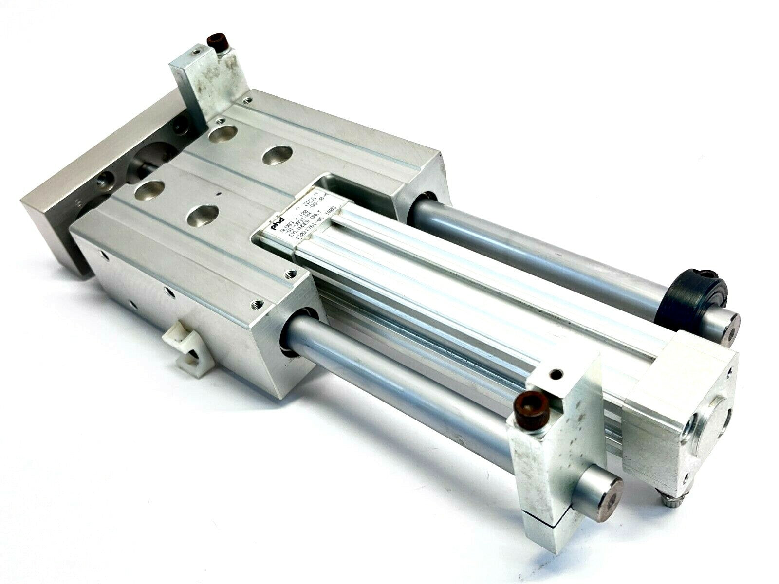 SLD83-X-120-GO-J8-M-Q1-UB37-H4 | PHD Inc Pneumatic Slide Cylinder 12027761 05 - Used - Maverick Industrial Sales