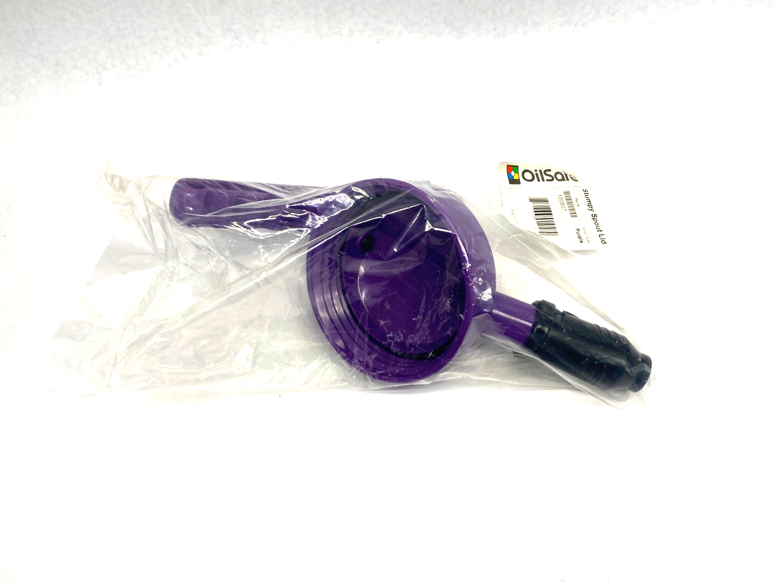 100507 | Oilsafe Wide Stumpy Spout Lid, Purple - New - Maverick Industrial Sales