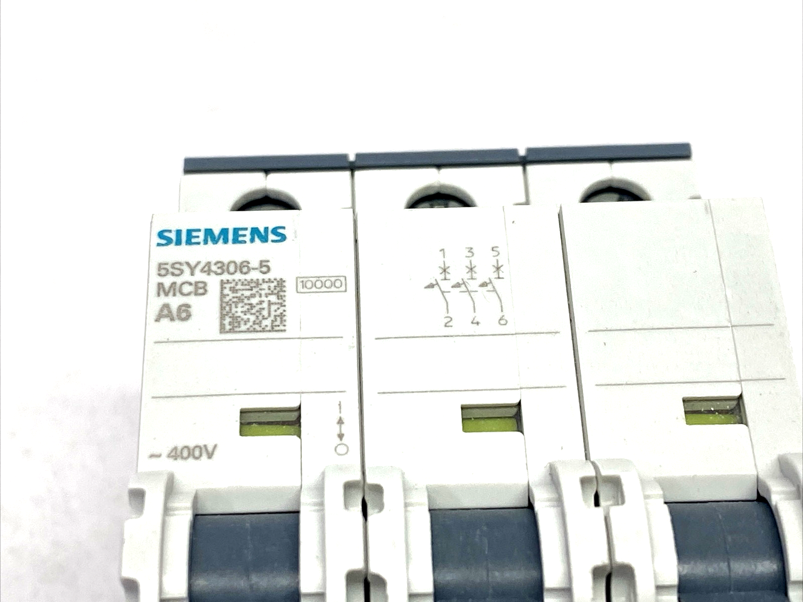 Siemens 5SY4306-5 Miniature Circuit Breaker 400V 10kA 3P 6A - Maverick Industrial Sales