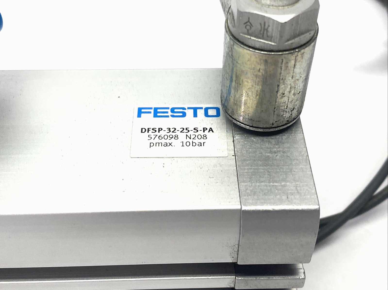 Festo DFSP-32-25-S-PA Stopper Cylinder 32mm Bore 25mm Stroke 576098 - Used - Maverick Industrial Sales