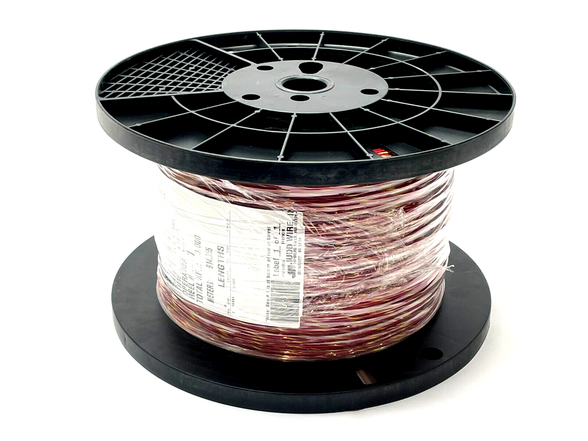 H09216 | Judd Wire Lead Wire 18AWG 300V Red/Yellow 3000ft Legnth - New - Maverick Industrial Sales